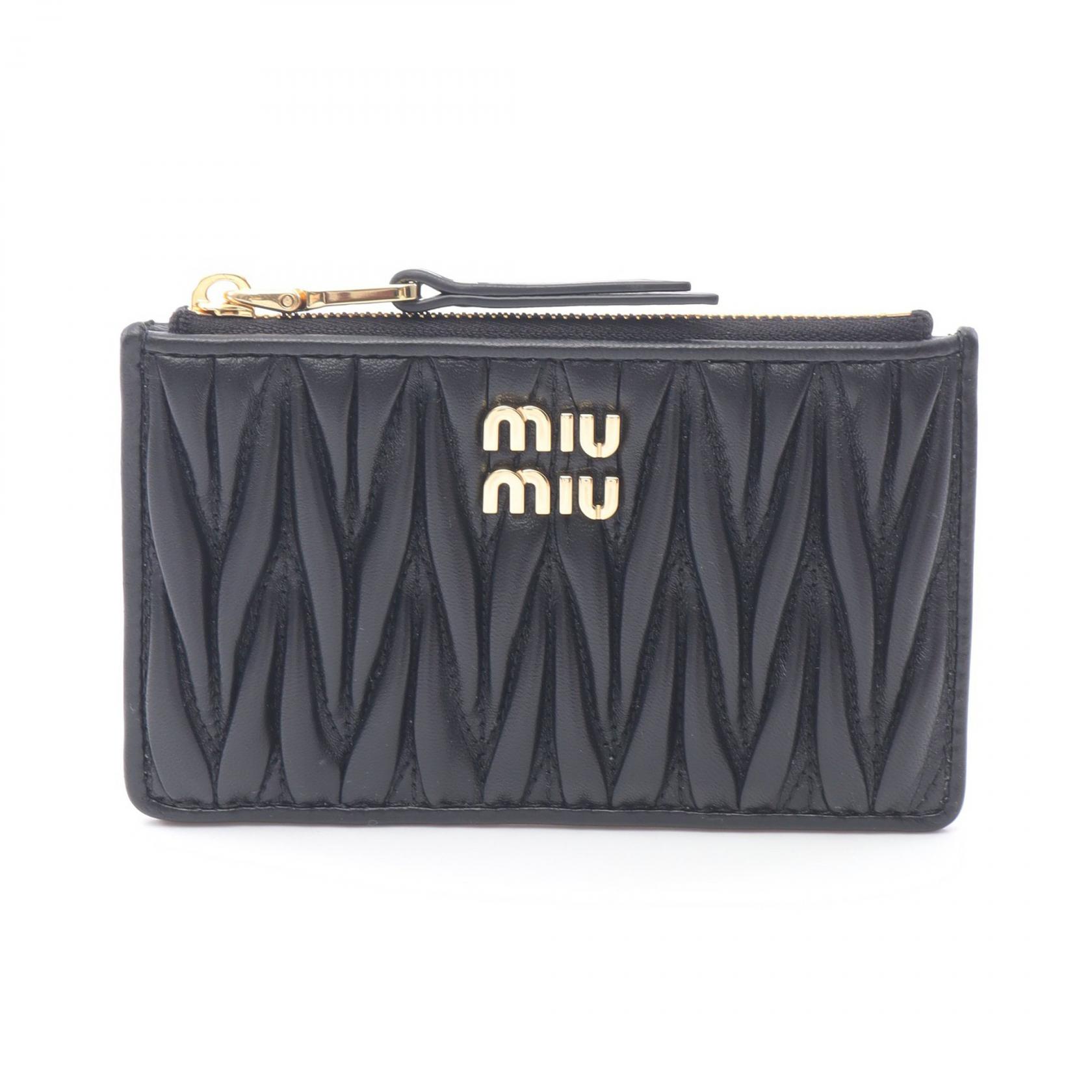 楽天市場】ミュウミュウ 財布 miumiu コインケース マトラッセ