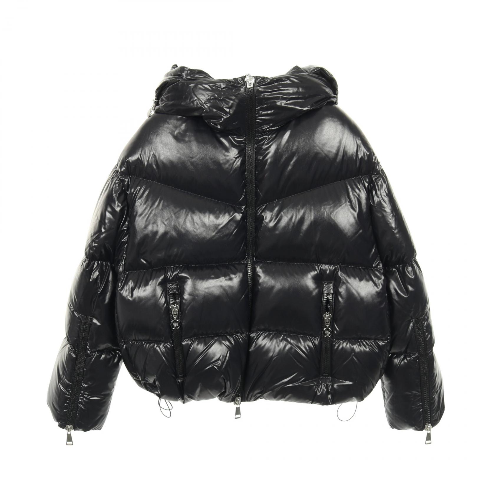 【20%OFFクーポン 7/19 20時~7/26 9:59】モンクレール MONCLER HUPPE ダウンジャケット 衣料品 アウター ナイロン ブラック系 【中古】|RECLO(リクロ)店
