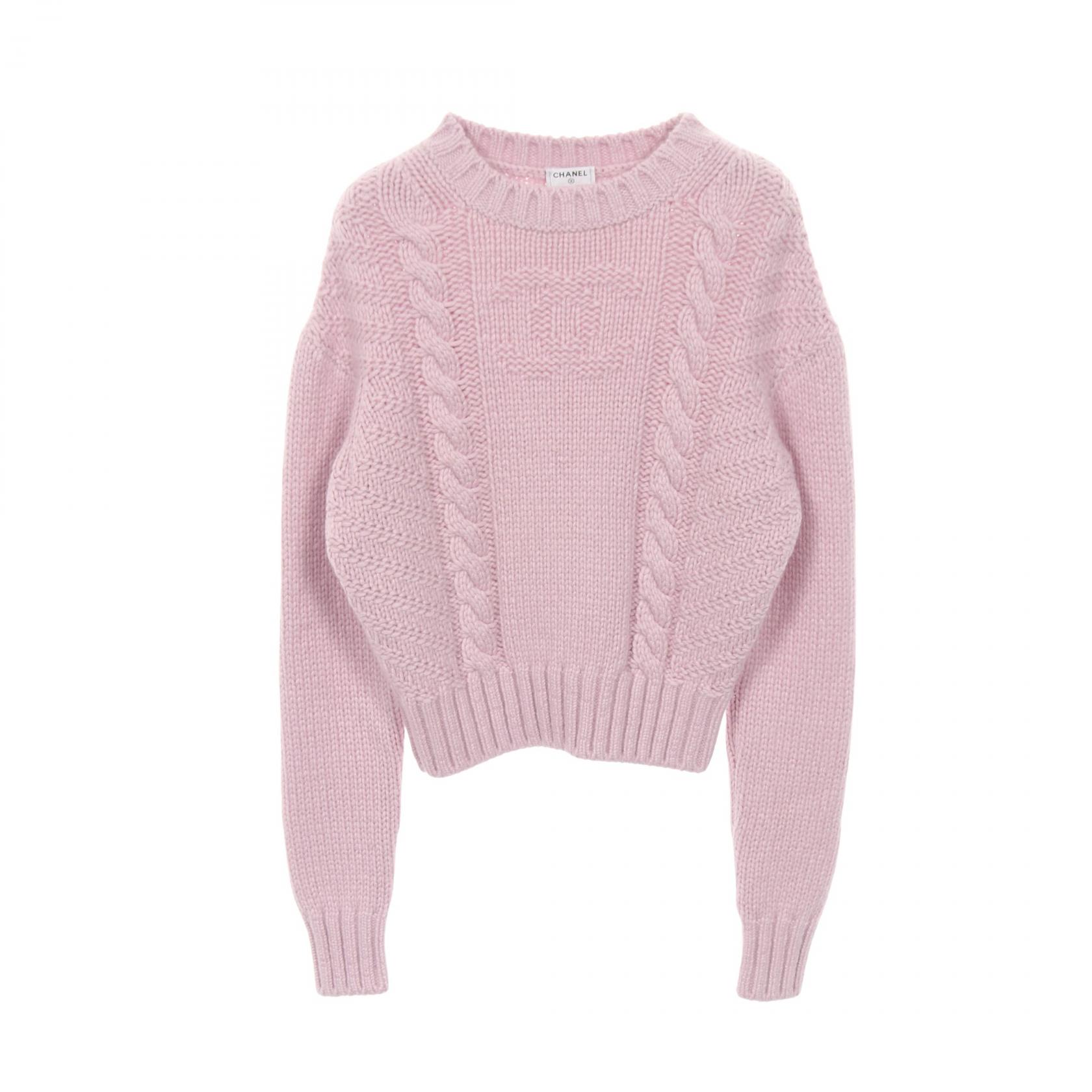シャネル CHANEL ニット 衣料品 トップス カシミヤ シルク パープル系 P65110K60971 【中古】