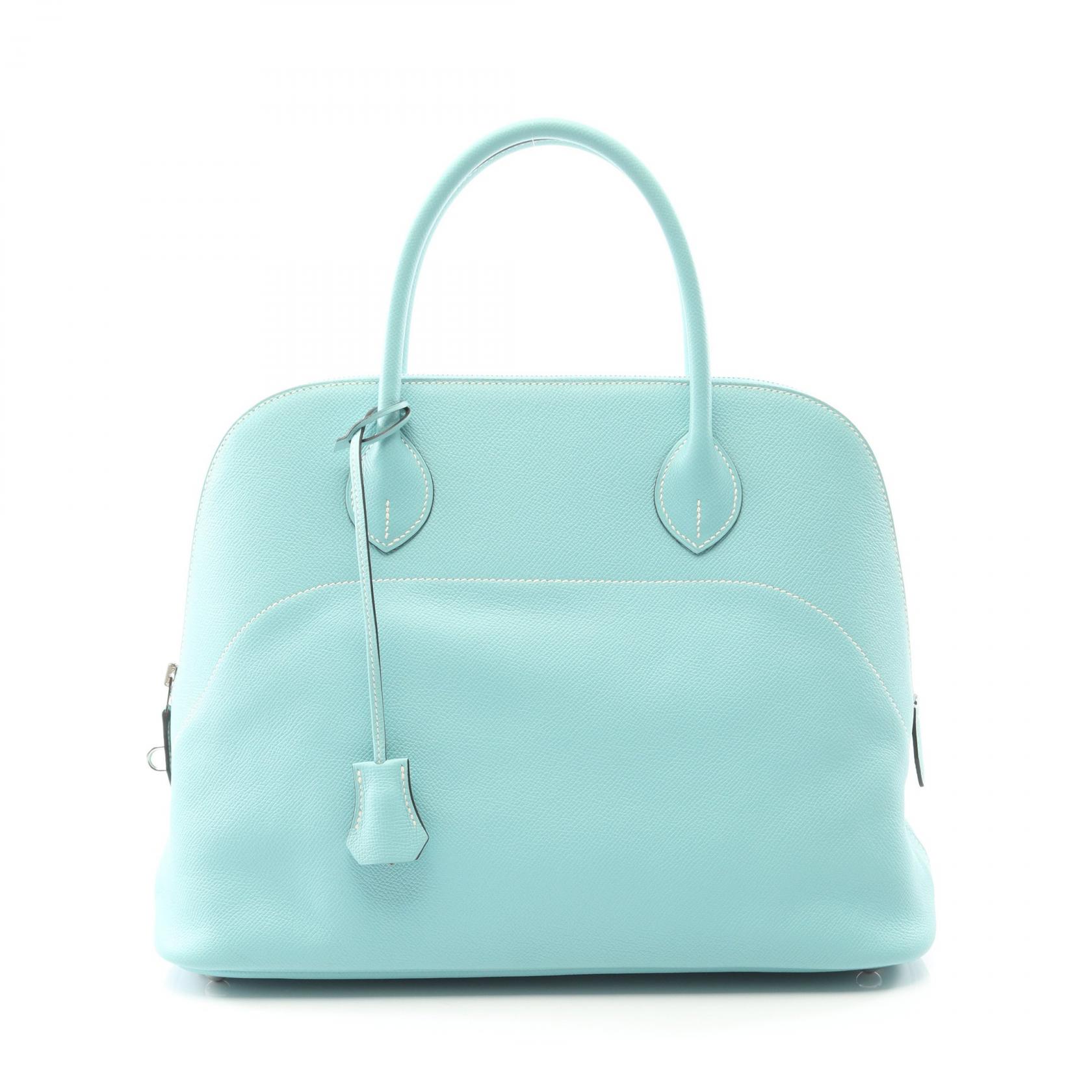 【15%OFFクーポン 7/19 20時~7/26 9:59】エルメス HERMES ボリード リラックス35 ハンドバッグ バッグ レザー ヴォーエプソン ヴォーエプソン ブルー系 【中古】|RECLO(リクロ)店