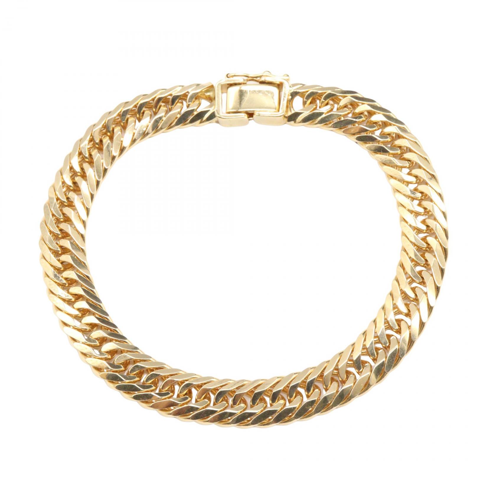 【15%OFFクーポン 7/19 20時~7/26 9:59】ジュエリー JEWELRY 6メンTキヘイ ブレスレット ブレスレット アクセサリー K18(イエローゴールド) ゴールド系 6メンT 30.7g 【中古】|RECLO(リクロ)店