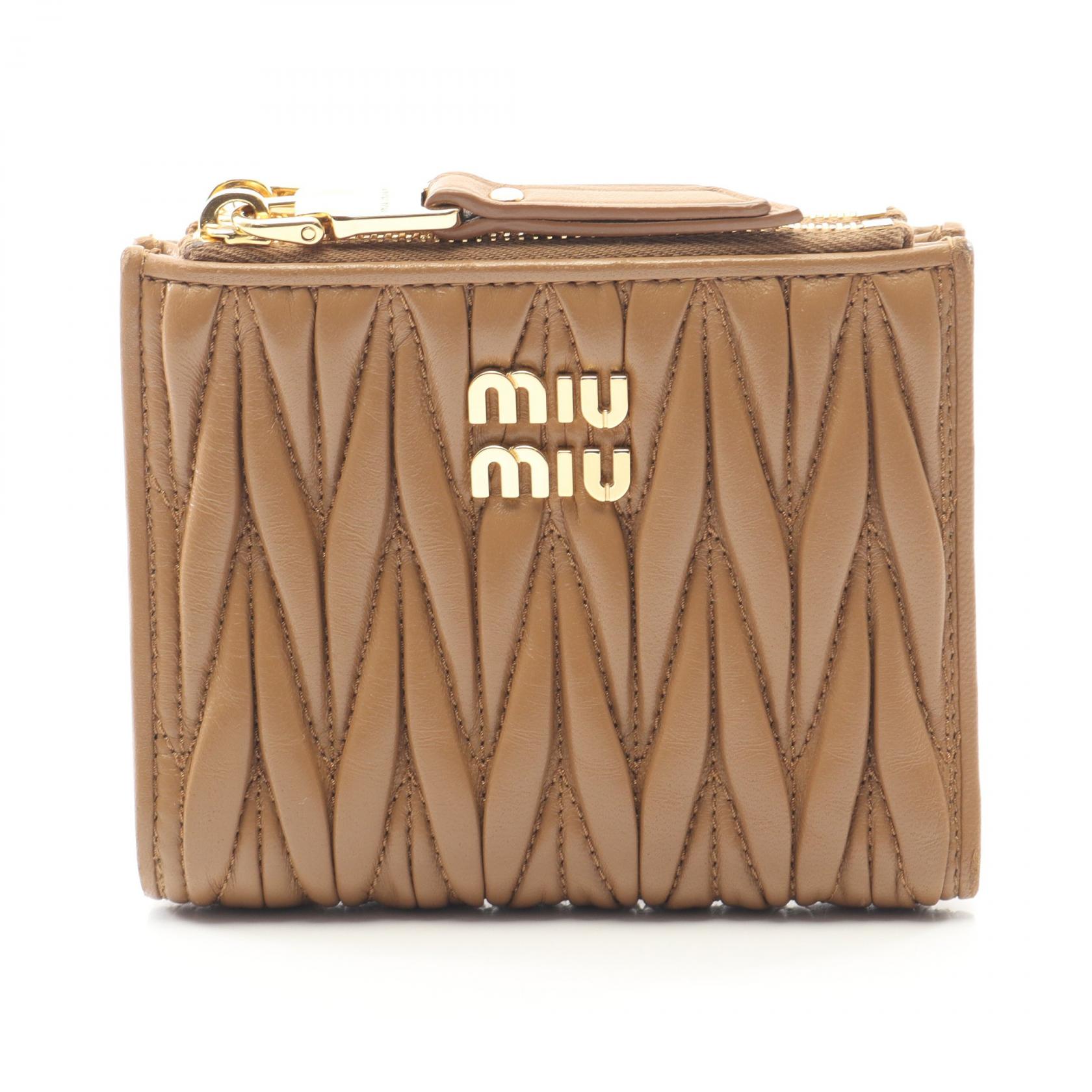miu miu ハラコ　二つ折り財布 楽天市場】ミュウミュウ 二つ折り 財布 ハラコ カーフ 6M0738