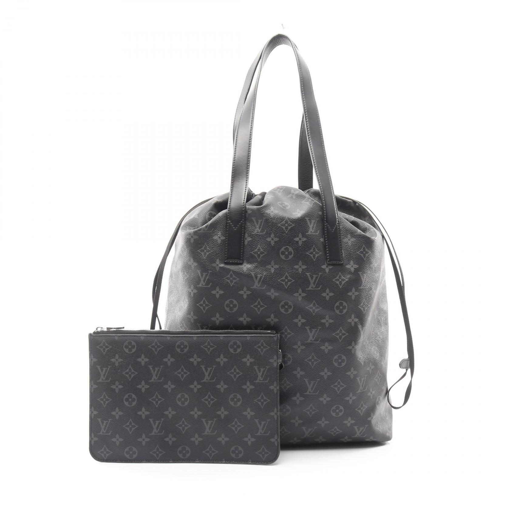ルイ・ヴィトン LOUIS VUITTON カバ ライト トートバッグ バッグ PVCコーティングキャンバス レザー モノグラム・エクリプス メンズ ブラック系 M44228 【中古】 楽天市場】ルイ・ヴィトン LOUIS VUITTON カバ ライト トートバッグ