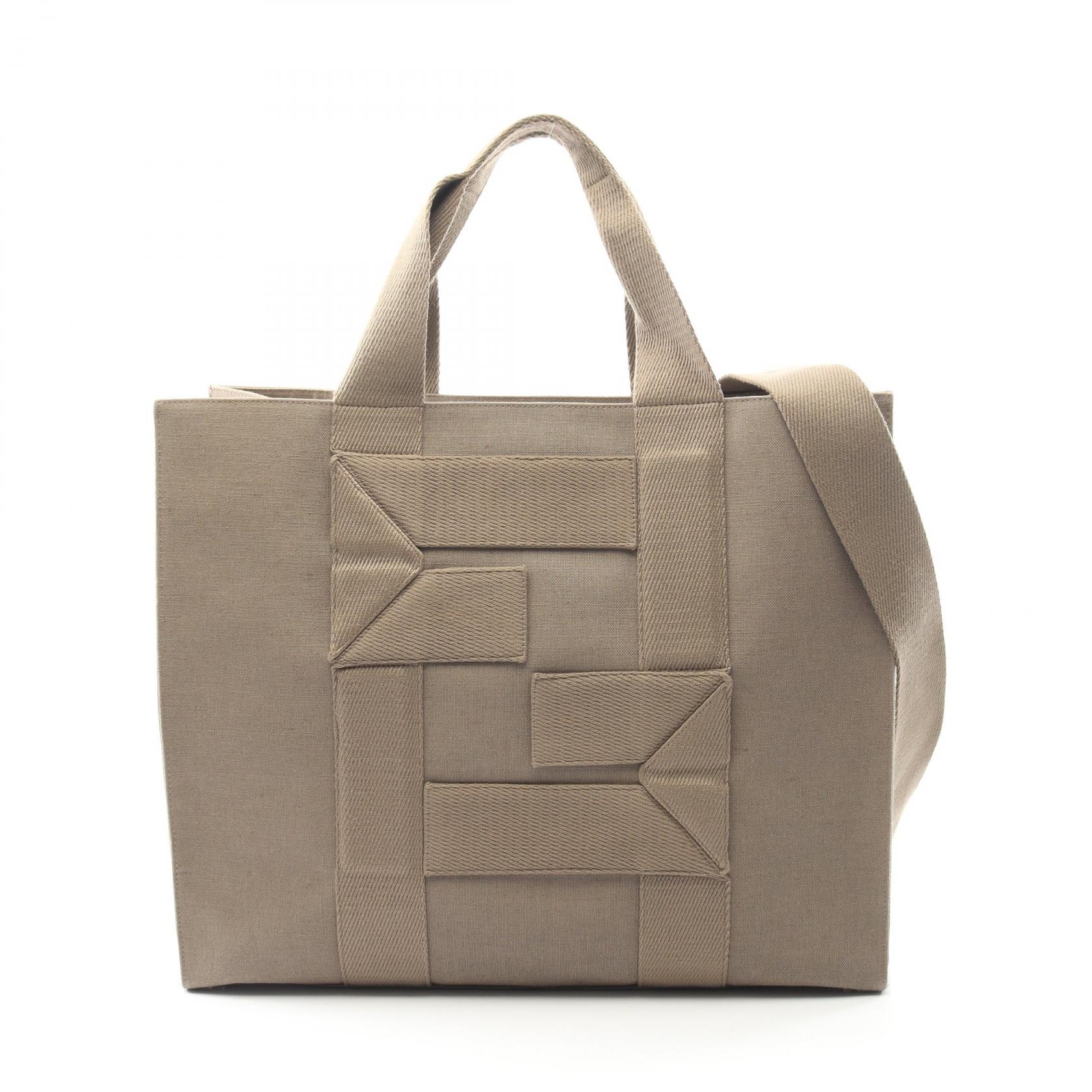 フェンディ FENDI FFロゴ トートバッグ バッグ キャンバス ベージュ系 7VA558 【中古】｜RECLO（リクロ）店