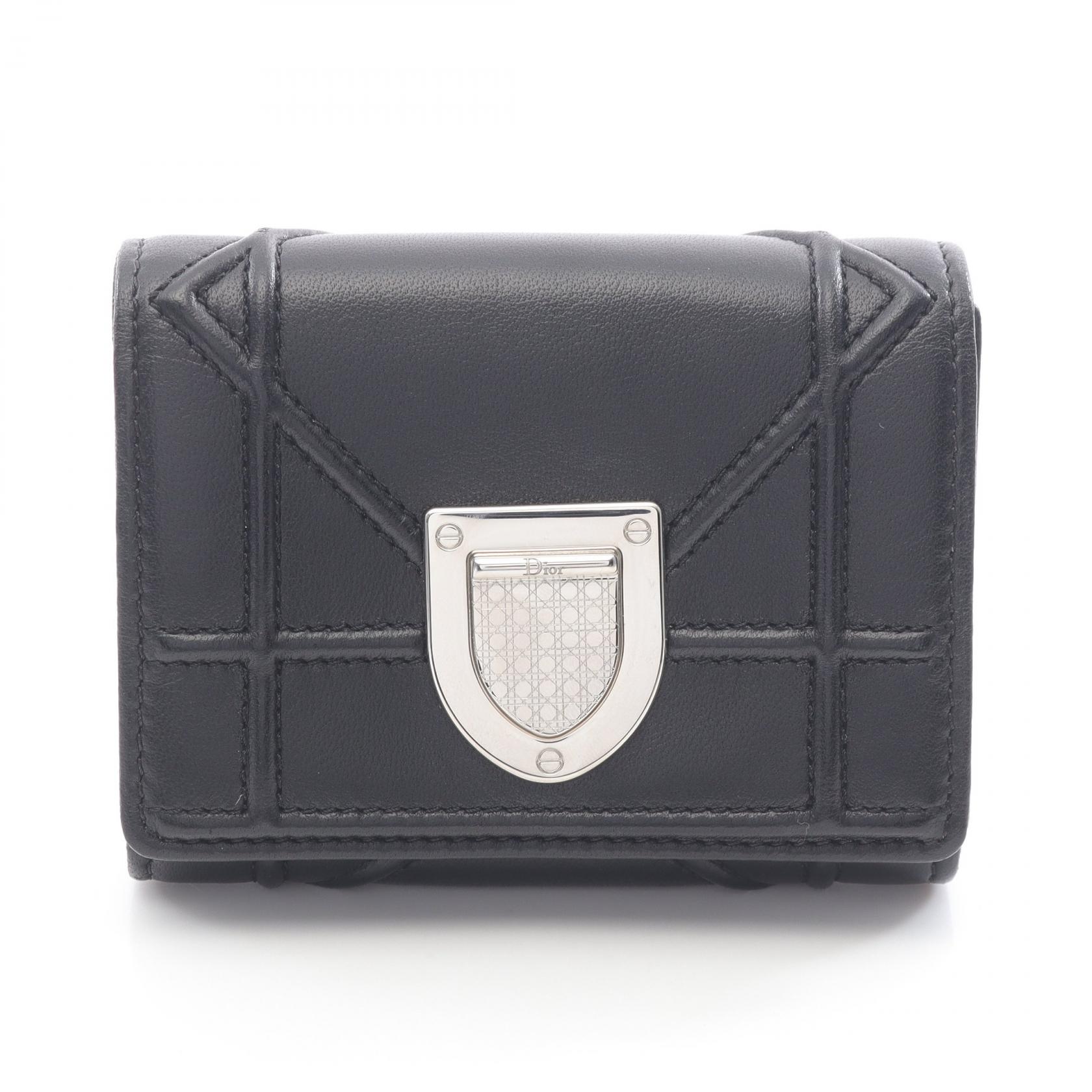 楽天市場】ディオール Dior 二つ折り財布 トロッター CD ロゴ レザー