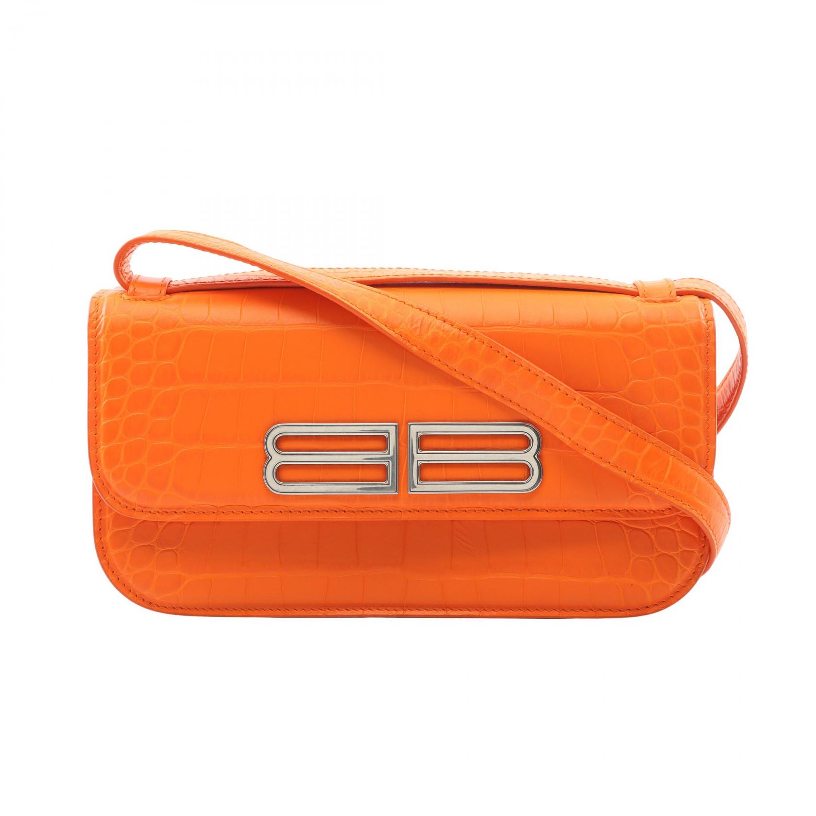 バレンシアガ BALENCIAGA GOSSIP ゴシップ ショルダーバッグ バッグ レザー オレンジ系 67469323ECY7511 【中古】｜RECLO（リクロ）店