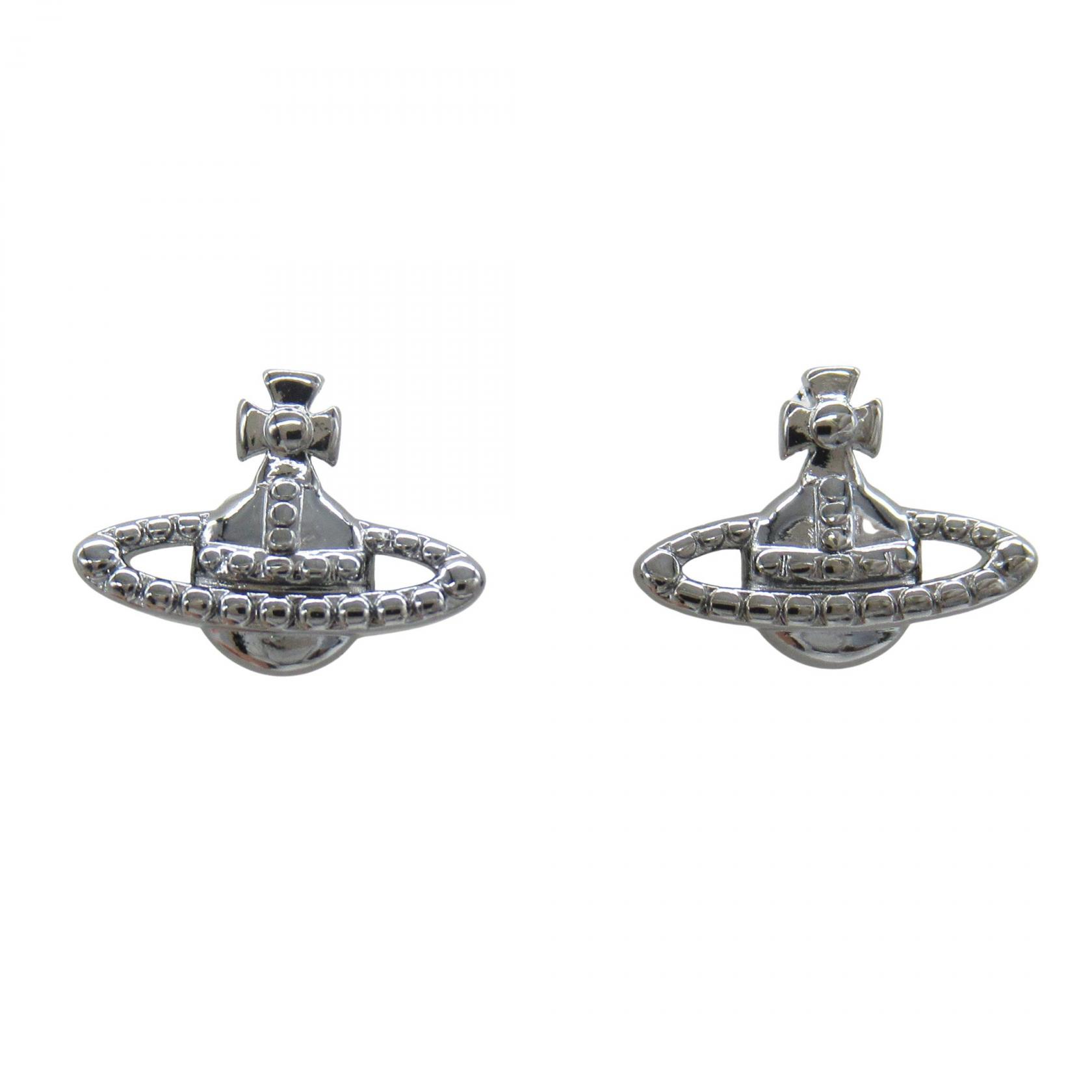 ヴィヴィアンウエストウッド Vivienne Westwood ピアス ガンメタル ピアス ジュエリー ステンレススチール ブラック系 62010015/S001 【新品】