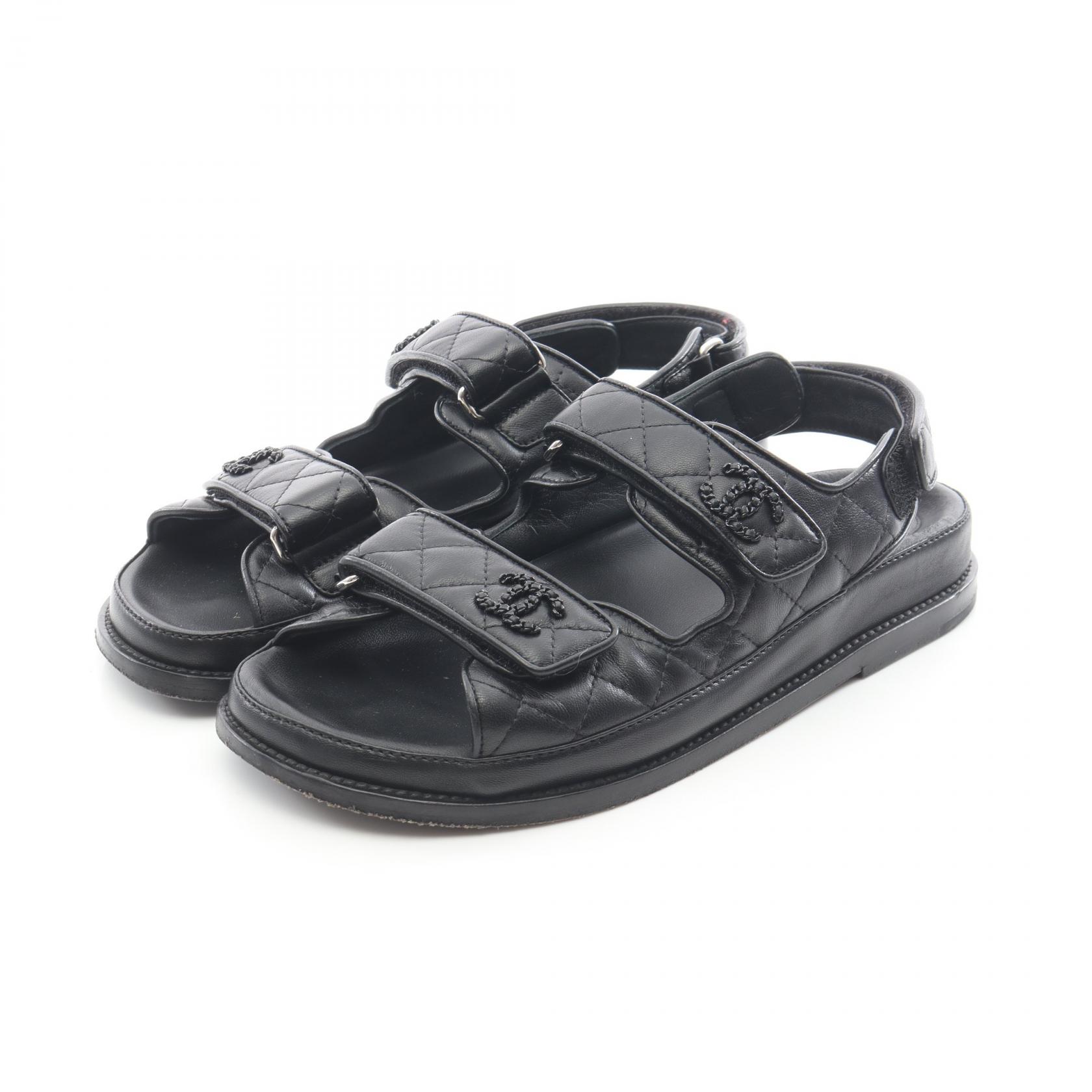 最終値下げ❗️CHANEL ラムスキン サンダル 楽天市場】【シャネル】Chanel 17P ラムスキン マトラッセ ベルクロ