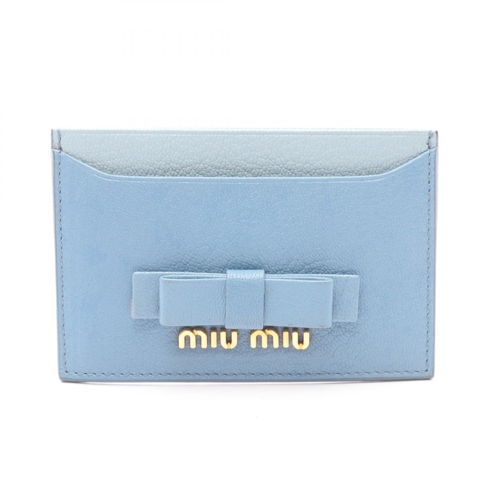 楽天市場】【未使用】【新品】ミュウミュウ MIU MIU カードケース