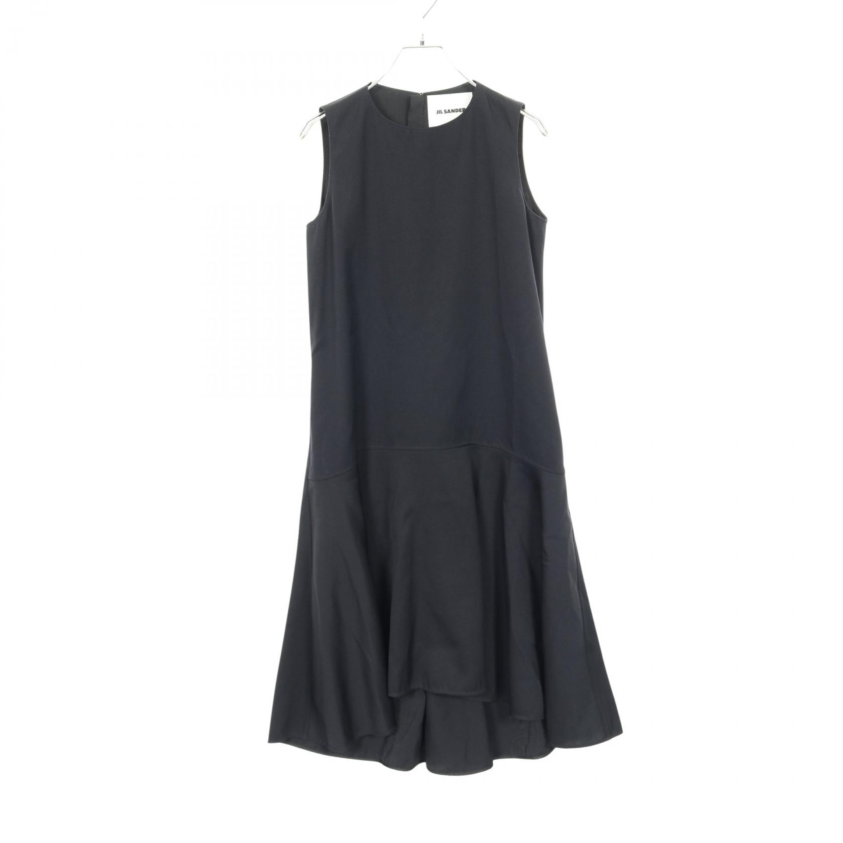 ジルサンダー JIL SANDER ワンピース 衣料品 トップス ウール ネイビー系 【中古】