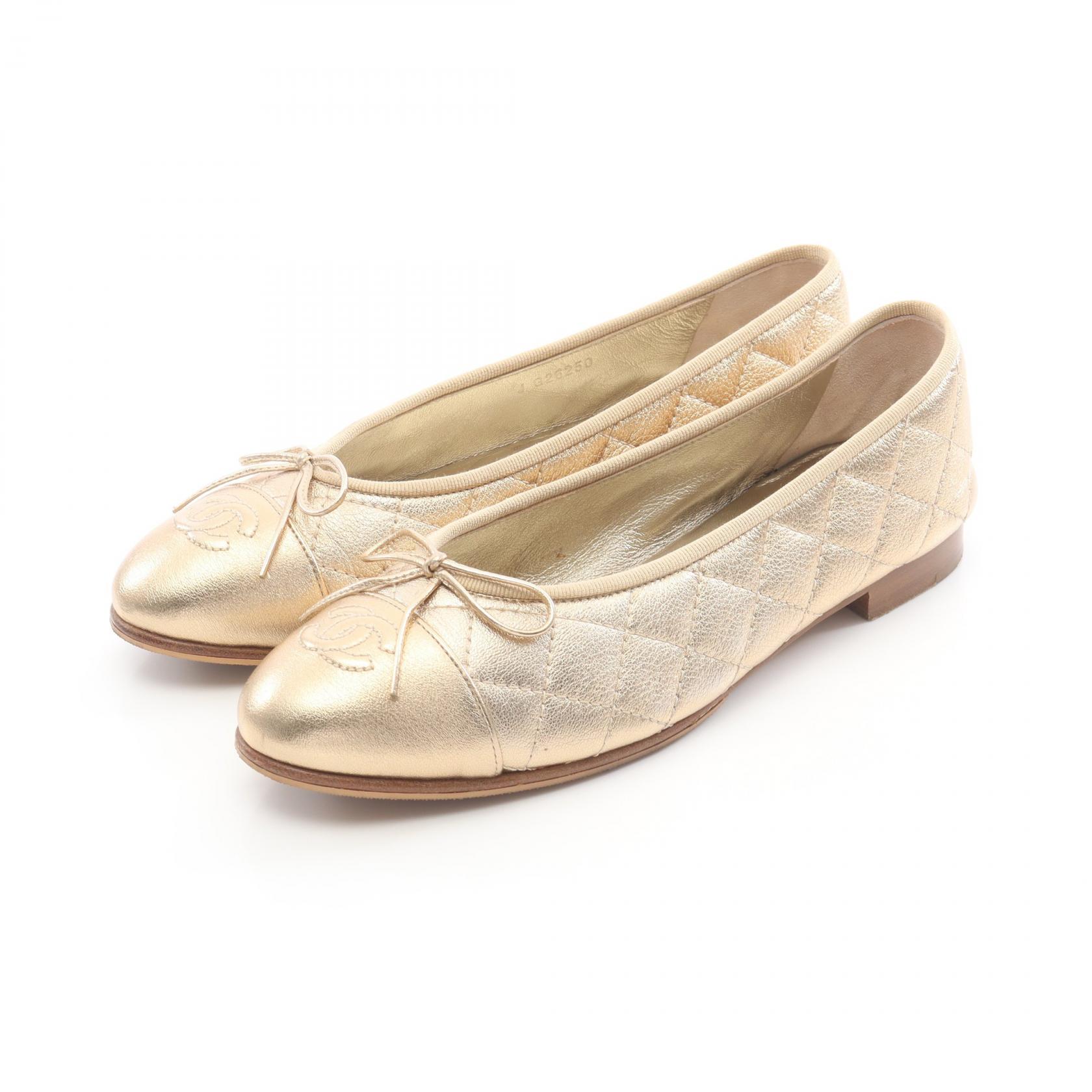 楽天市場】シャネル パンプス バレリーナ フラット ラムスキン G38986