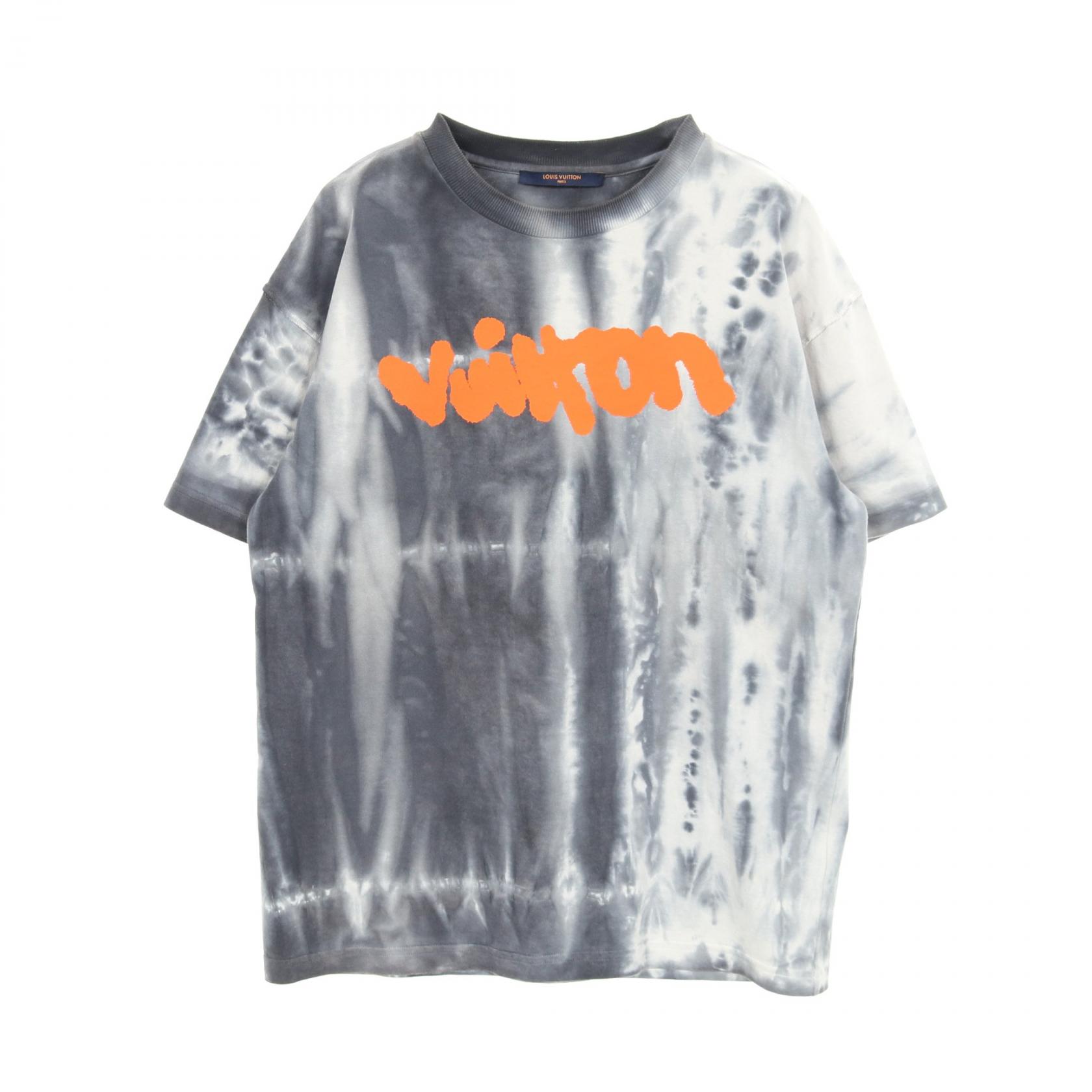 ルイ・ヴィトン LOUIS VUITTON インサイドアウト タイダイ 半袖Tシャツ 衣料品 トップス コットン グレー系 【中古】