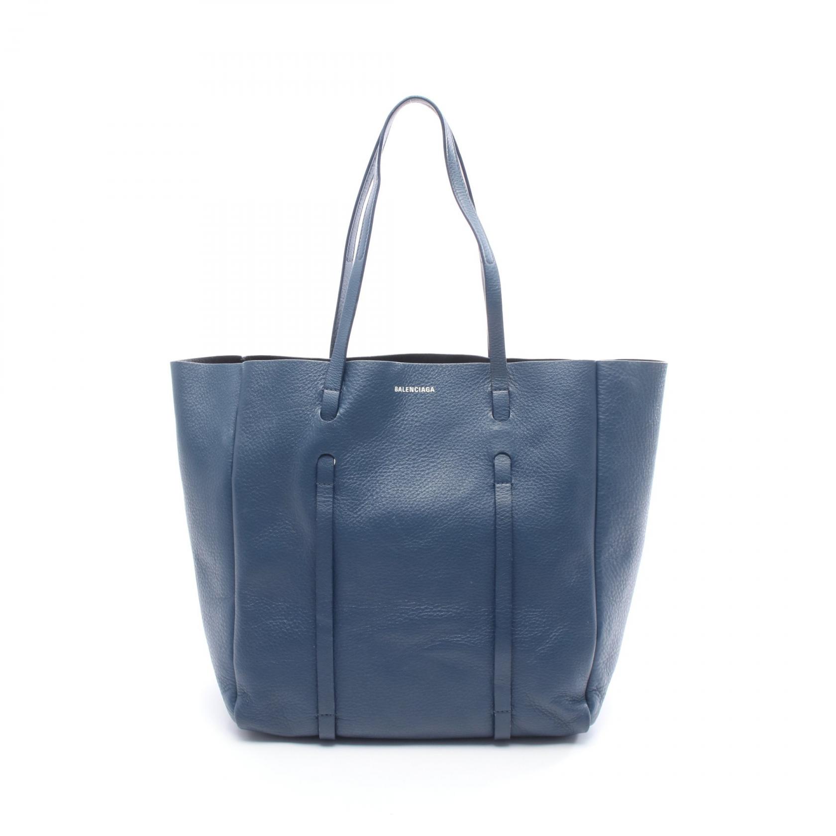【全品ポイント11倍｜7/30 0:00-23:59】バレンシアガ BALENCIAGA エブリデイ トート S トートバッグ バッグ レザー ブルー系 【中古】｜RECLO（リクロ）店