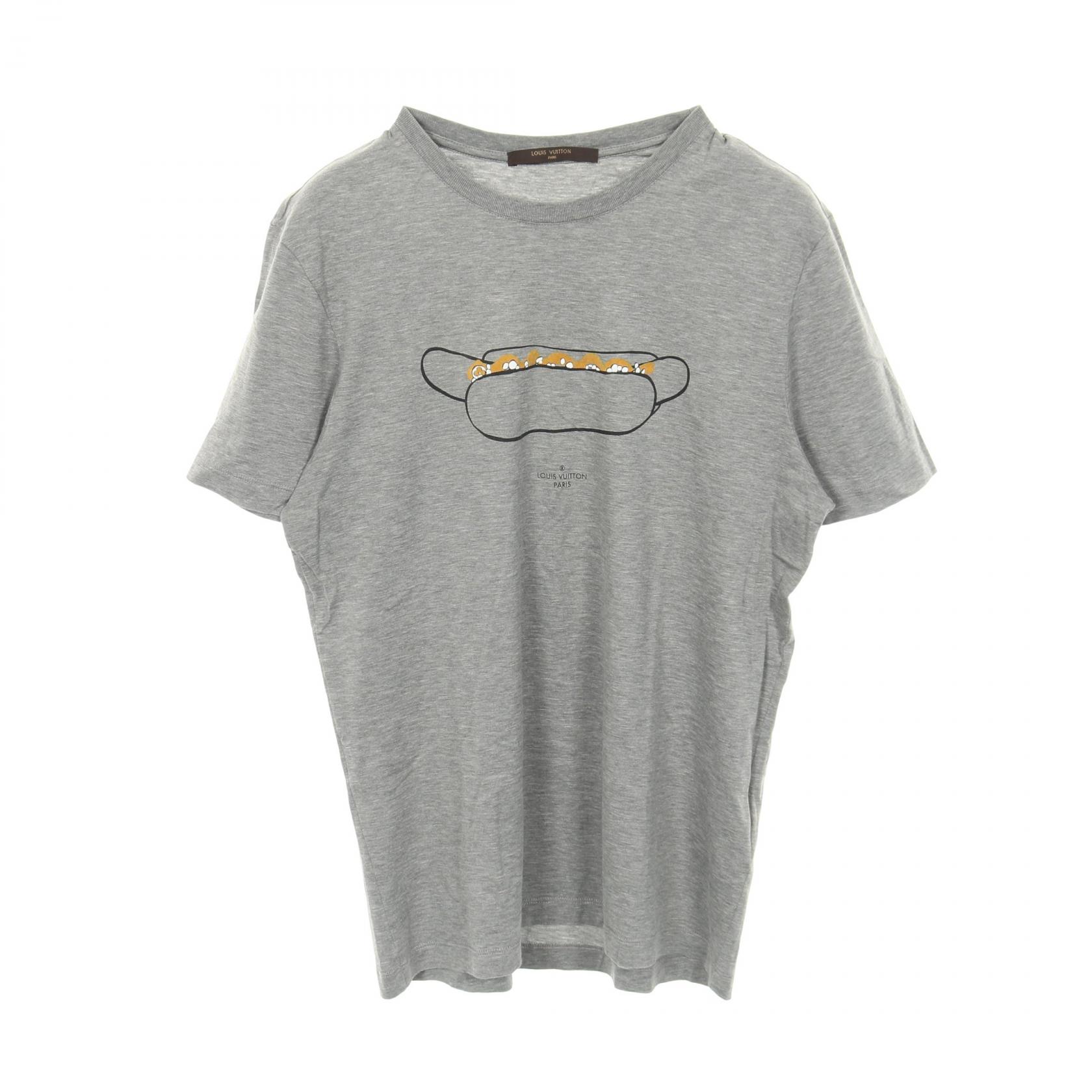 ルイ・ヴィトン LOUIS VUITTON 半袖Tシャツ 衣料品 トップス コットン グレー系 RM141M H5JR14JEZ 【中古】