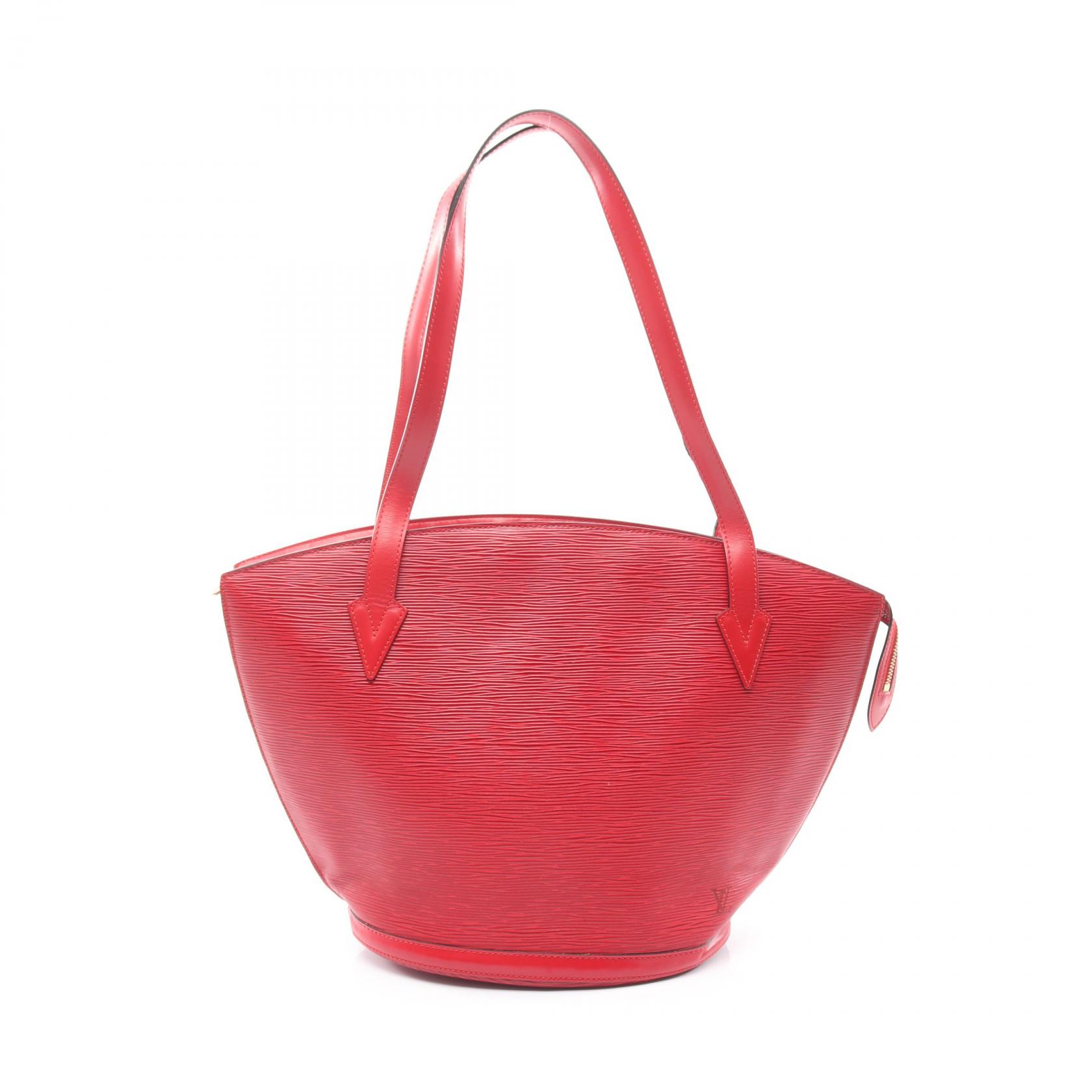 ルイ・ヴィトン LOUIS VUITTON サンジャック ショッピング ショルダーバッグ バッグ レザー エピ レッド系 M52267 【中古】