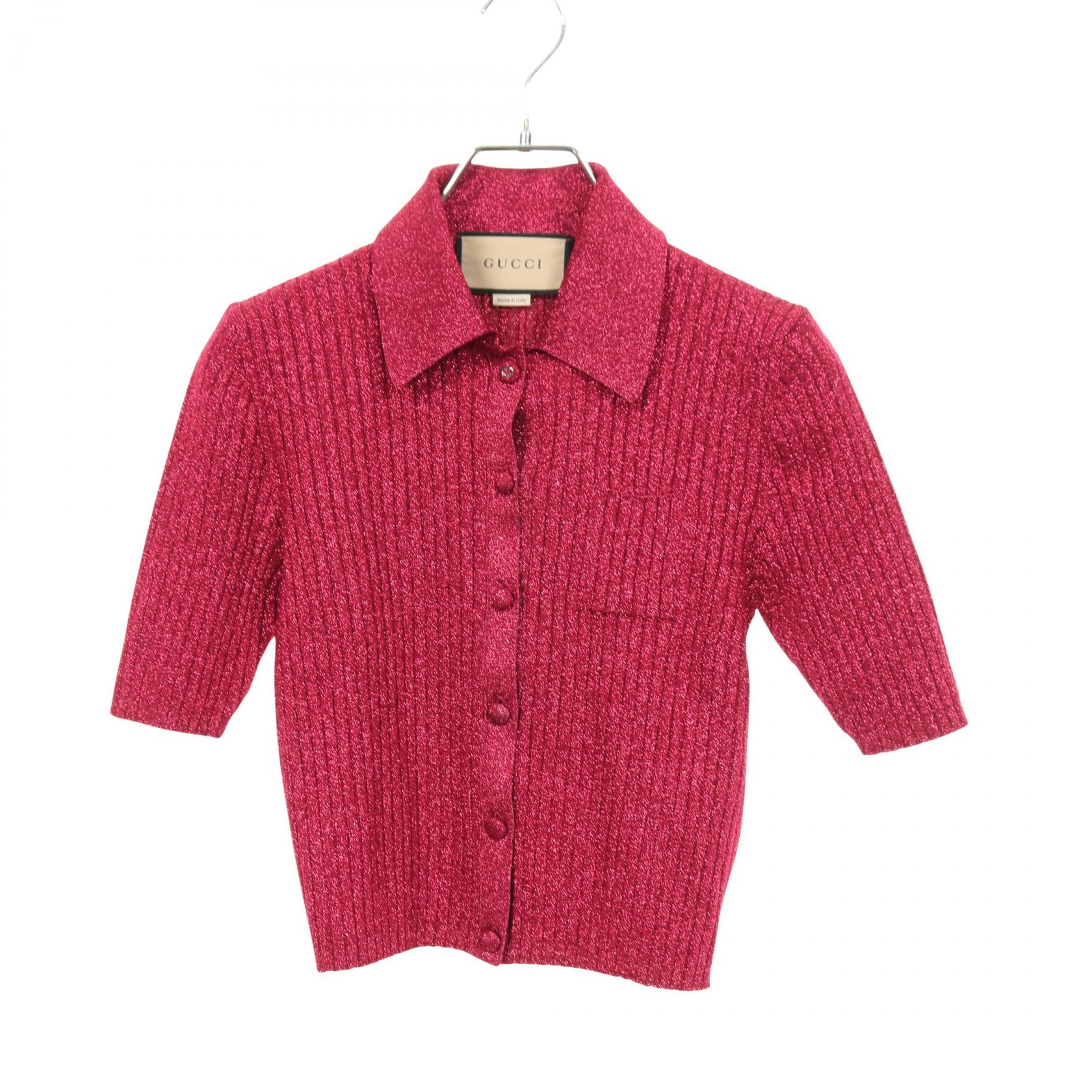 【10%OFFクーポン 7/21 10時～7/26 9:59】グッチ GUCCI ニット 衣料品 トップス レーヨン ピンク系 782111 【中古】｜RECLO（リクロ）店 39,325円