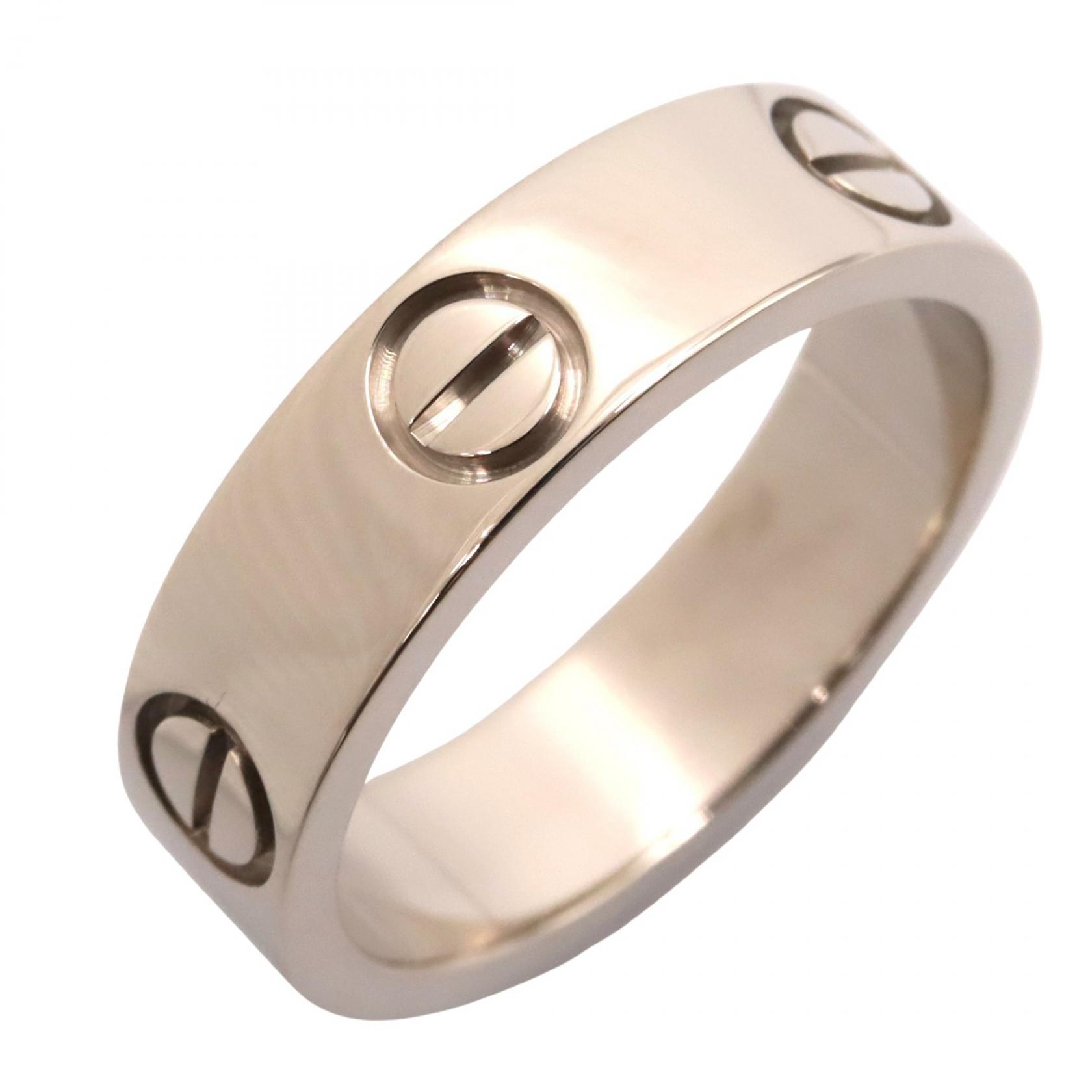 カルティエ CARTIER ラブリング リング・指輪 ジュエリー K18WG（ホワイトゴールド） シルバー系 B4084700 【中古】