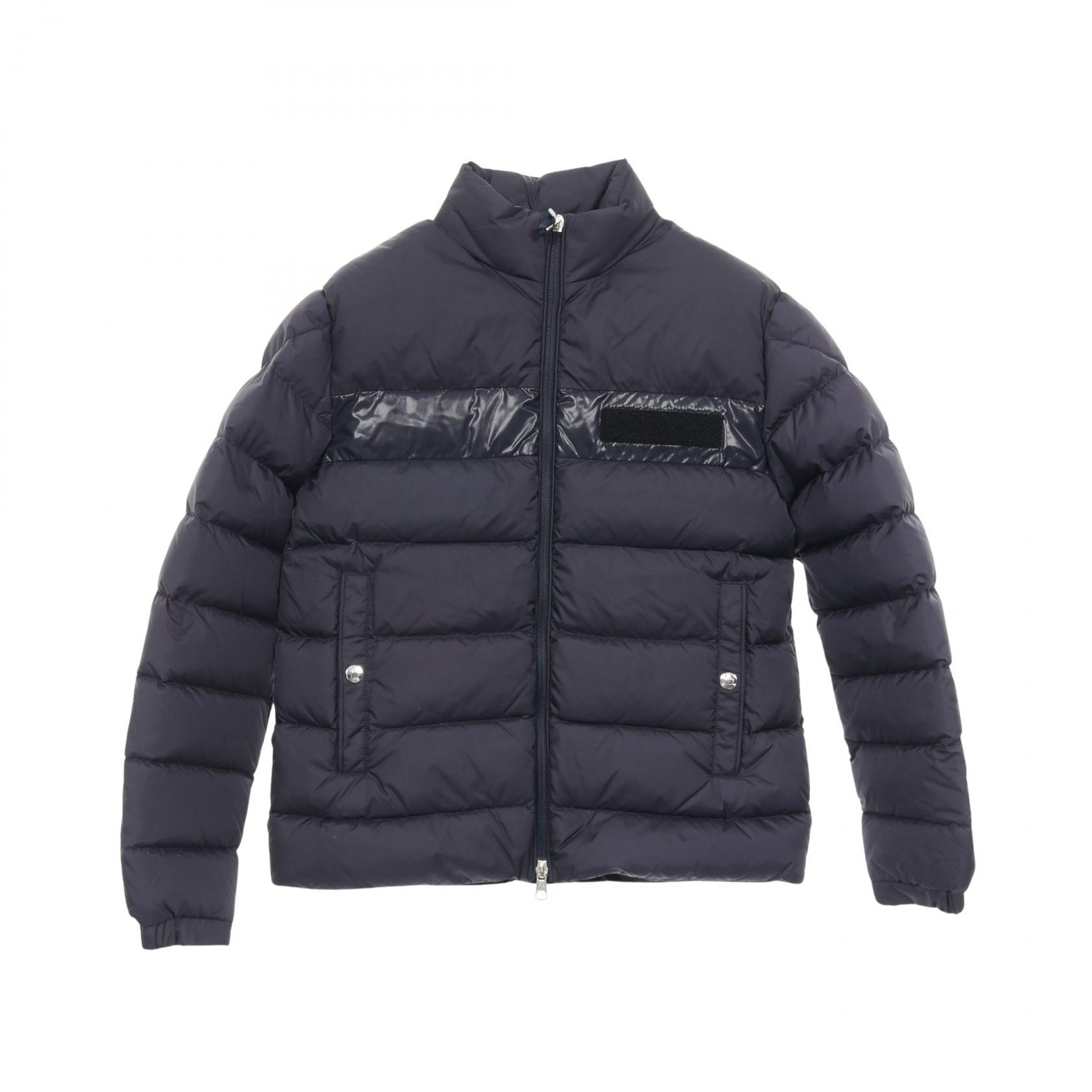 モンクレール MONCLER SERVIERES ダウンジャケット 衣料品 アウター ナイロン ネイビー系 【中古】