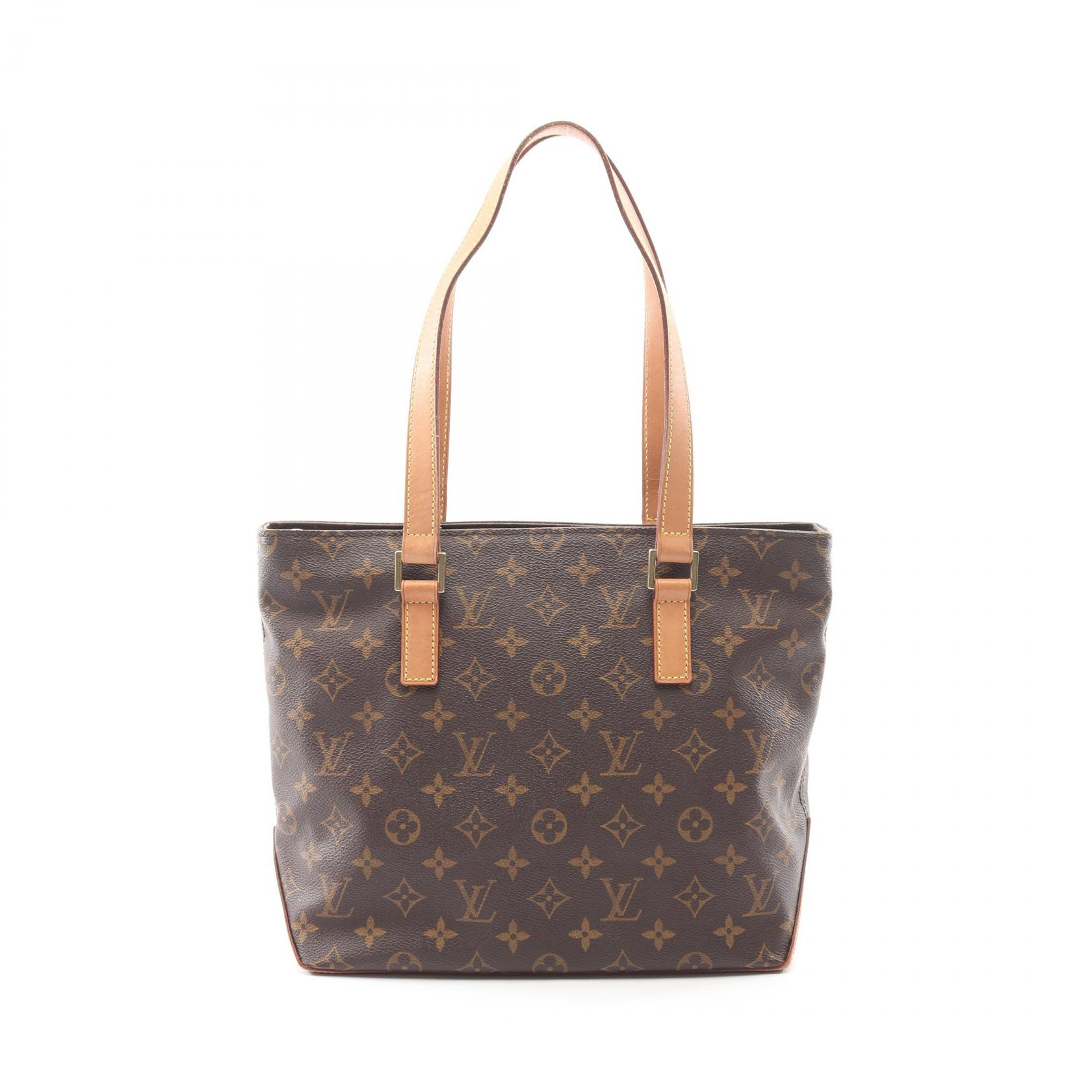 ルイ・ヴィトン LOUIS VUITTON カバピアノ ショルダーバッグ バッグ PVCコーティングキャンバス レザー モノグラム ブラウン系 M51148 【中古】