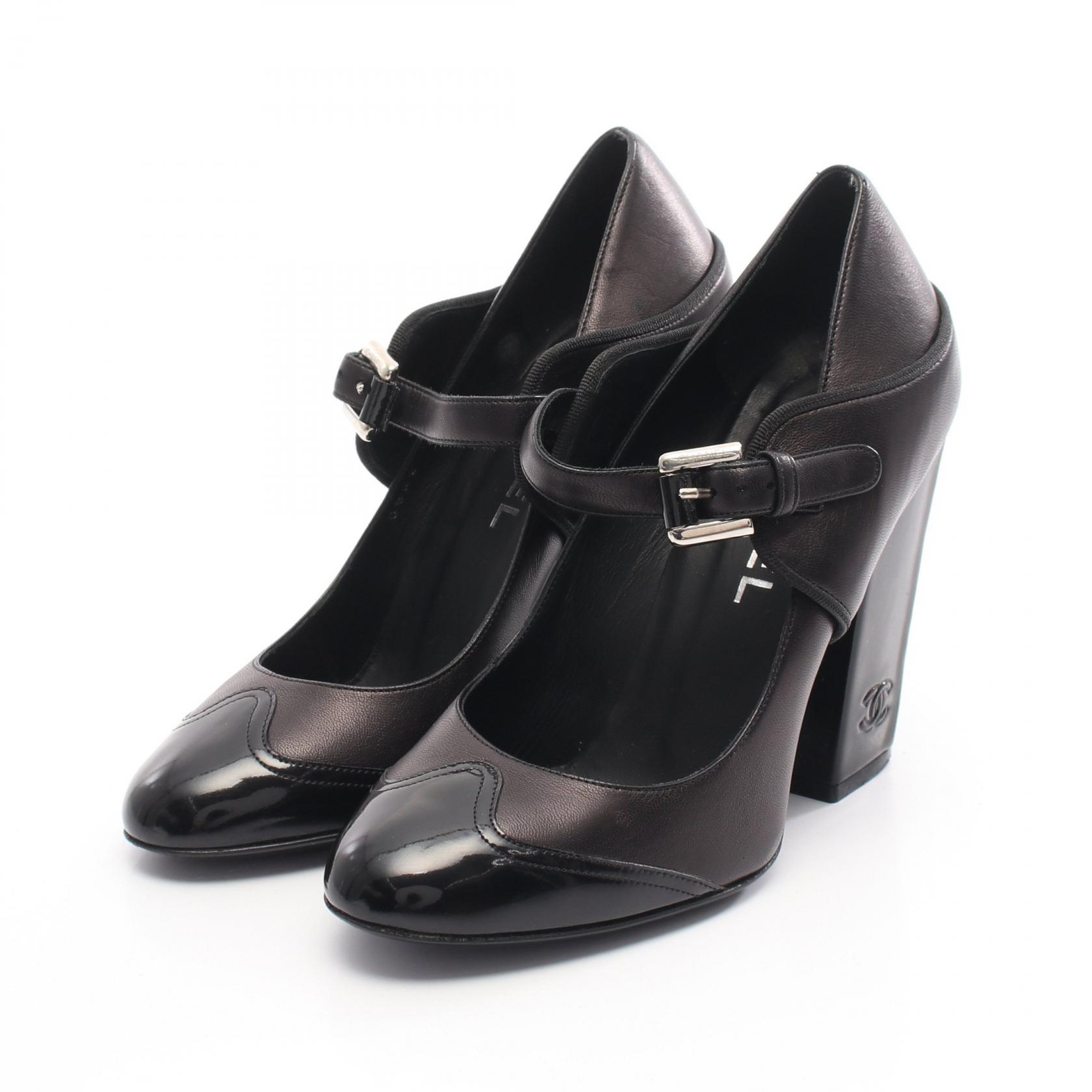 楽天市場】CHANEL シャネル マトラッセ ジップ パンプス チャンキー
