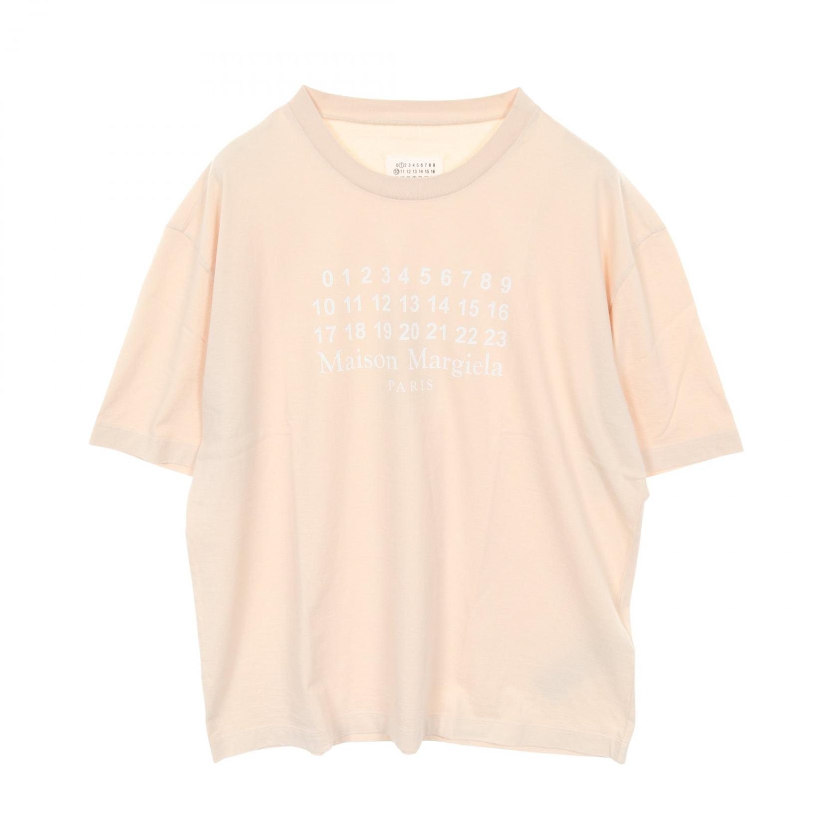メゾンマルジェラ1 10 Maison Margiela 1 10 ナンバリング 半袖Tシャツ 衣料品 トップス コットン ベージュ系 S50GC07167104S 【新品】 38,610円