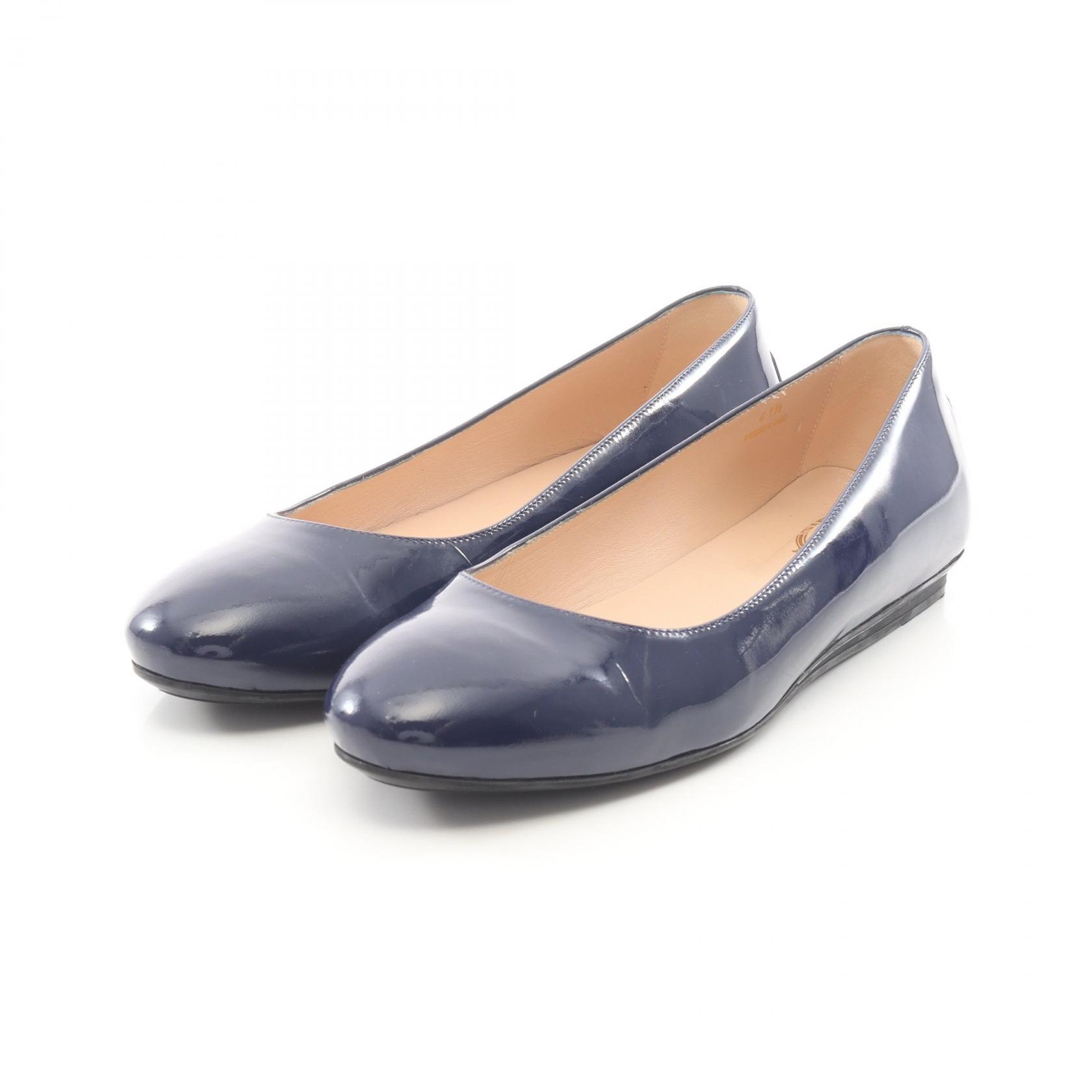 トッズ TOD'S パンプス 靴 パテントレザー ブルー系 【中古】