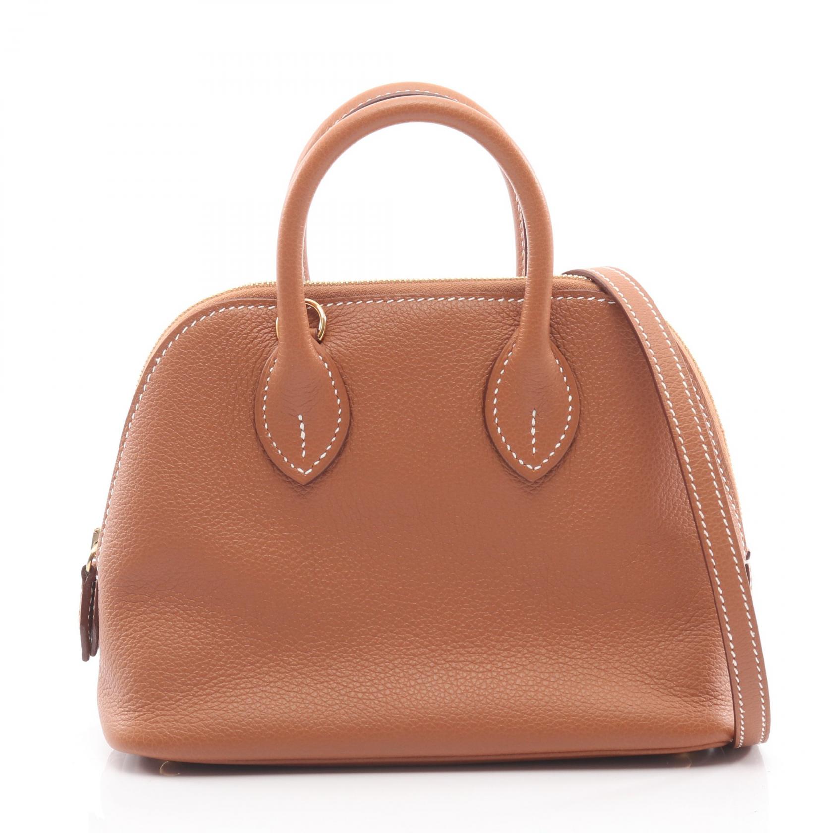 【15%OFFクーポン 7/19 20時~7/26 9:59】エルメス HERMES ボリード1923 ミニ ハンドバッグ バッグ レザー エバーカラー ブラウン系 【中古】|RECLO(リクロ)店