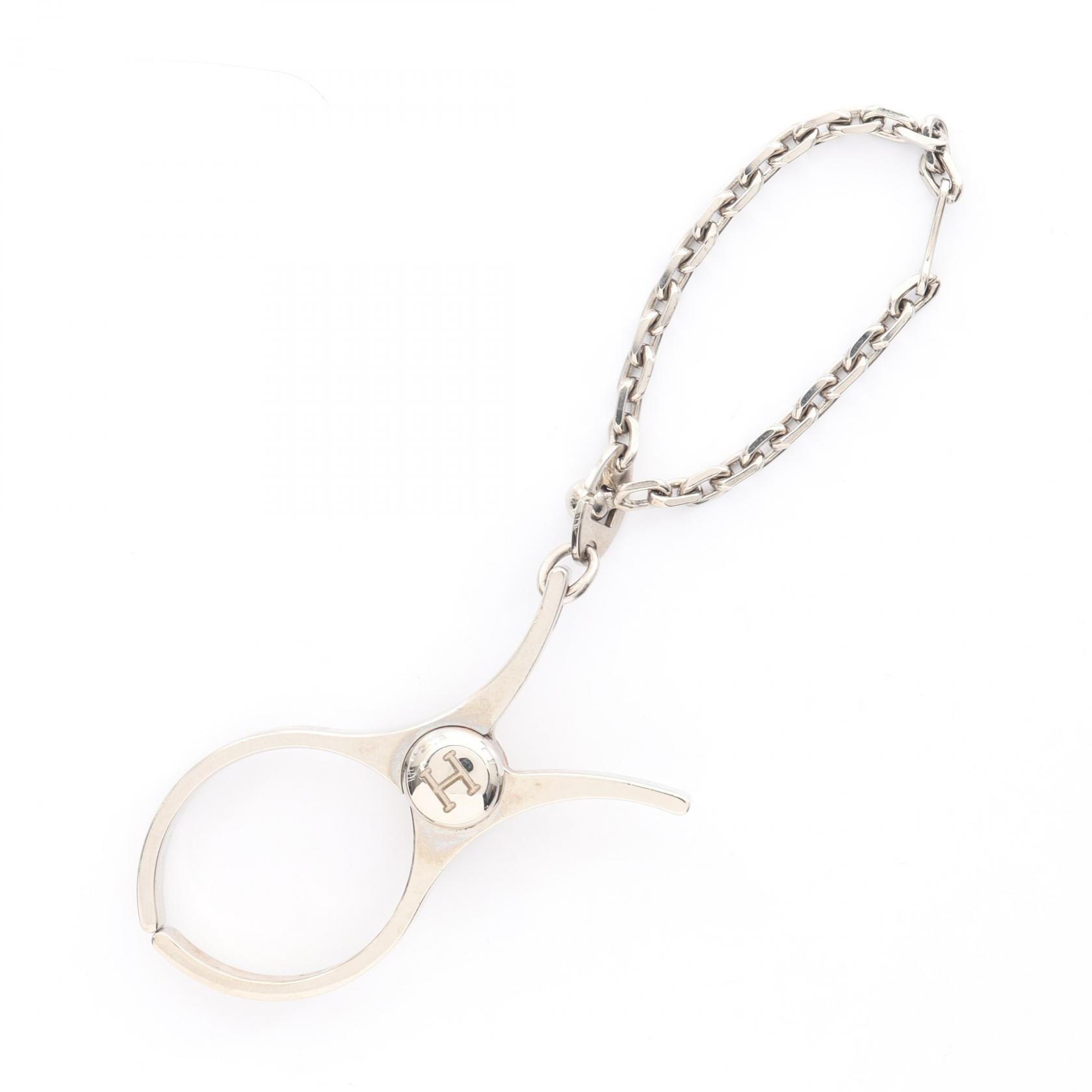 エルメス HERMES フィルー チャーム アクセサリー メタル シルバー系 【中古】