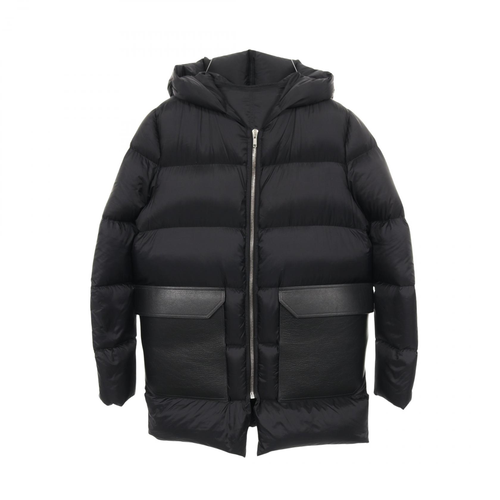 【10%OFFクーポン 7/21 10時~7/26 9:59】リックオウエンス Rick Owens ダウンジャケット 衣料品 アウター ナイロン ブラック系 【中古】|RECLO(リクロ)店