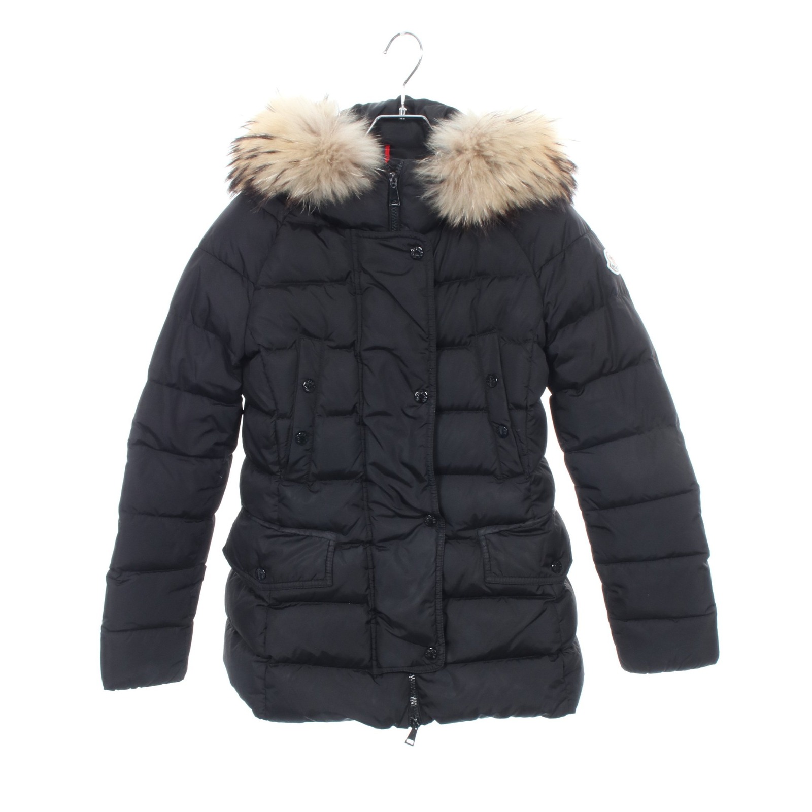 モンクレール MONCLER CLIO ダウンジャケット 衣料品 アウター ナイロン ブラック系 4687725 【中古】