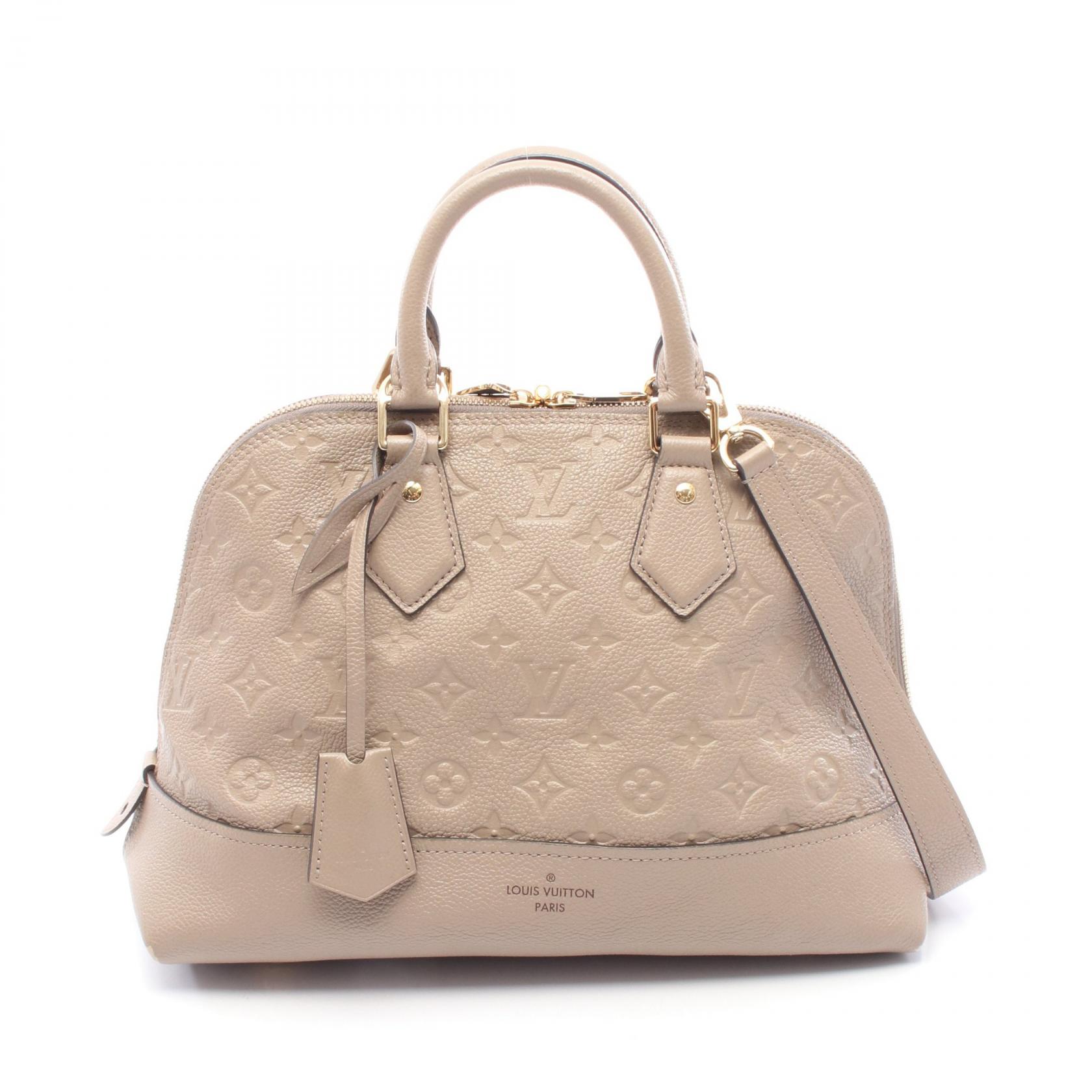 ルイ・ヴィトン LOUIS VUITTON ネオアルマPM ハンドバッグ バッグ レザー モノグラム・アンプラント ベージュ系 M44885 【中古】