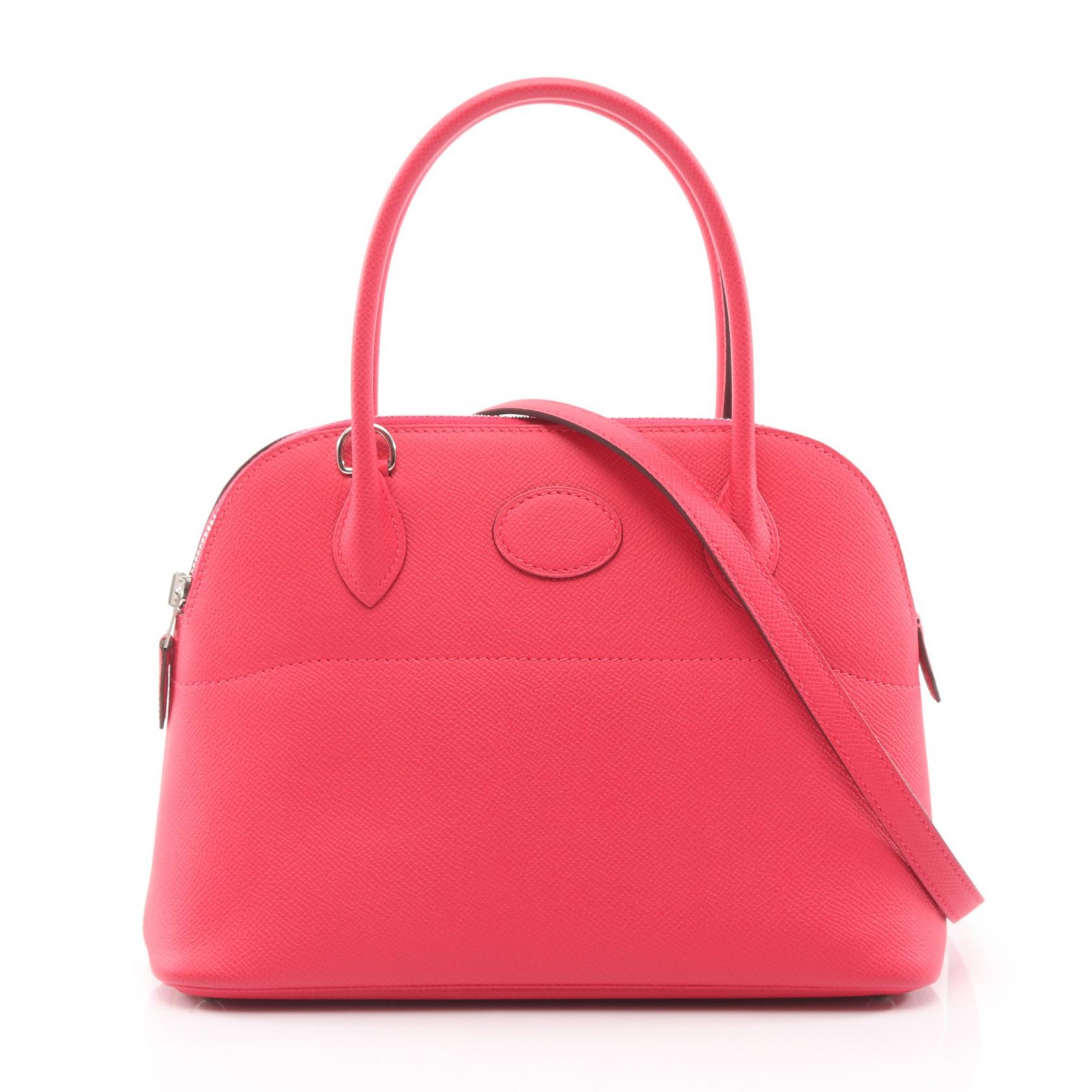 エルメス HERMES ボリード27 ハンドバッグ バッグ ヴォーエプソン ヴォーエプソン ピンク系 【中古】