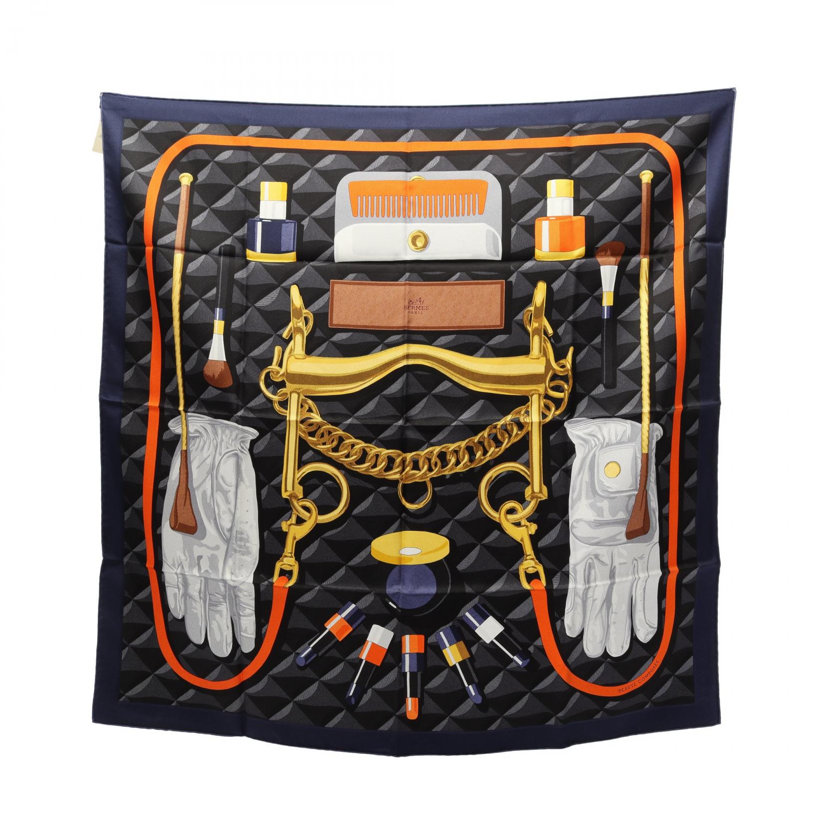 楽天市場】【美品】エルメス HERMES スカーフ カレ90 セリオ・ルデーレ