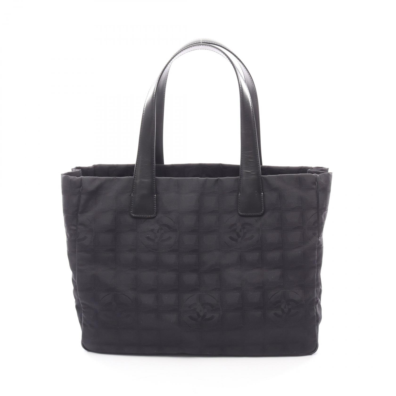 1000円～ CHANEL シャネル ニュートラベルライン MM ナイロン/レザー 