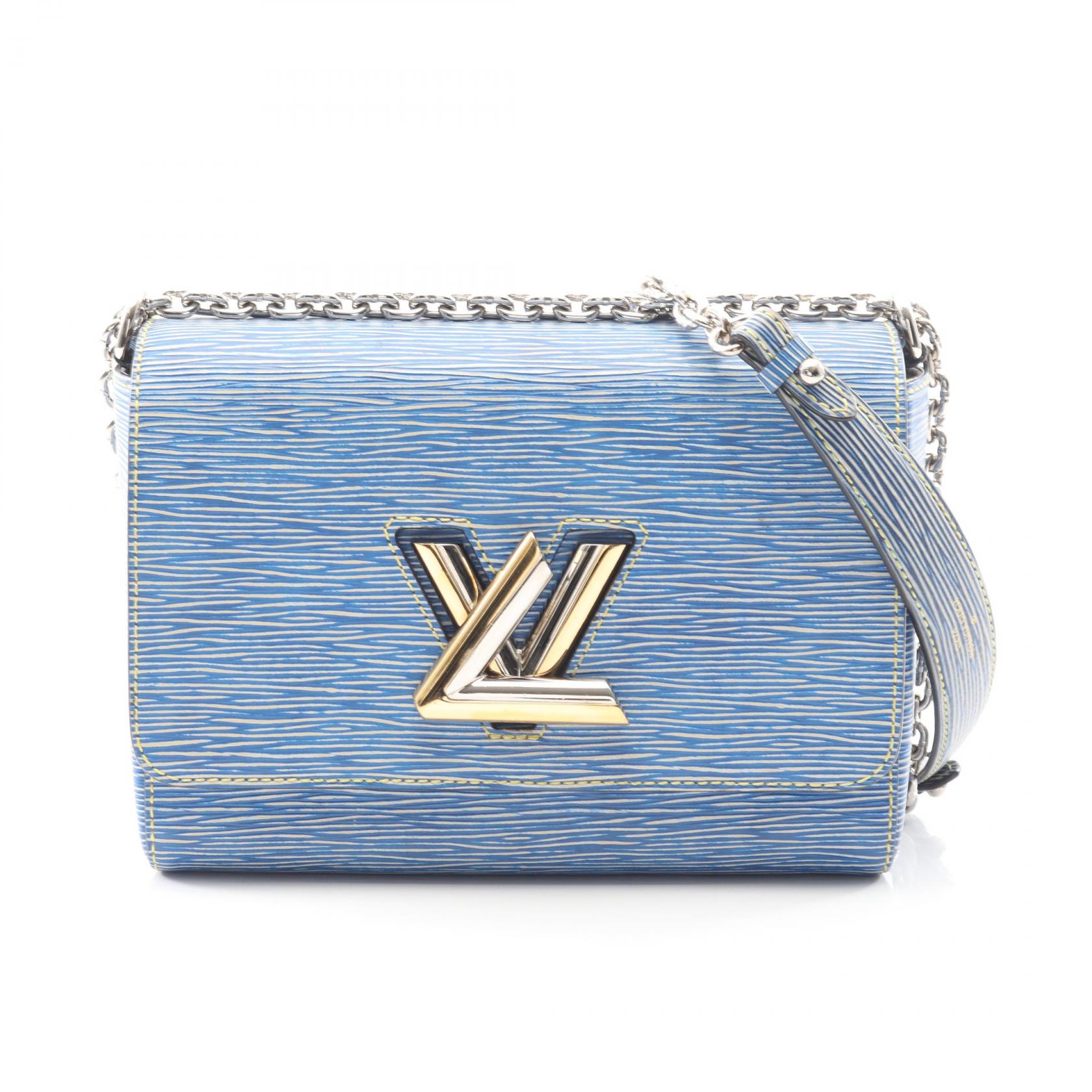 ルイ・ヴィトン LOUIS VUITTON ツイストMM ショルダーバッグ バッグ レザー エピデニム ブルー系 M50271 【中古】