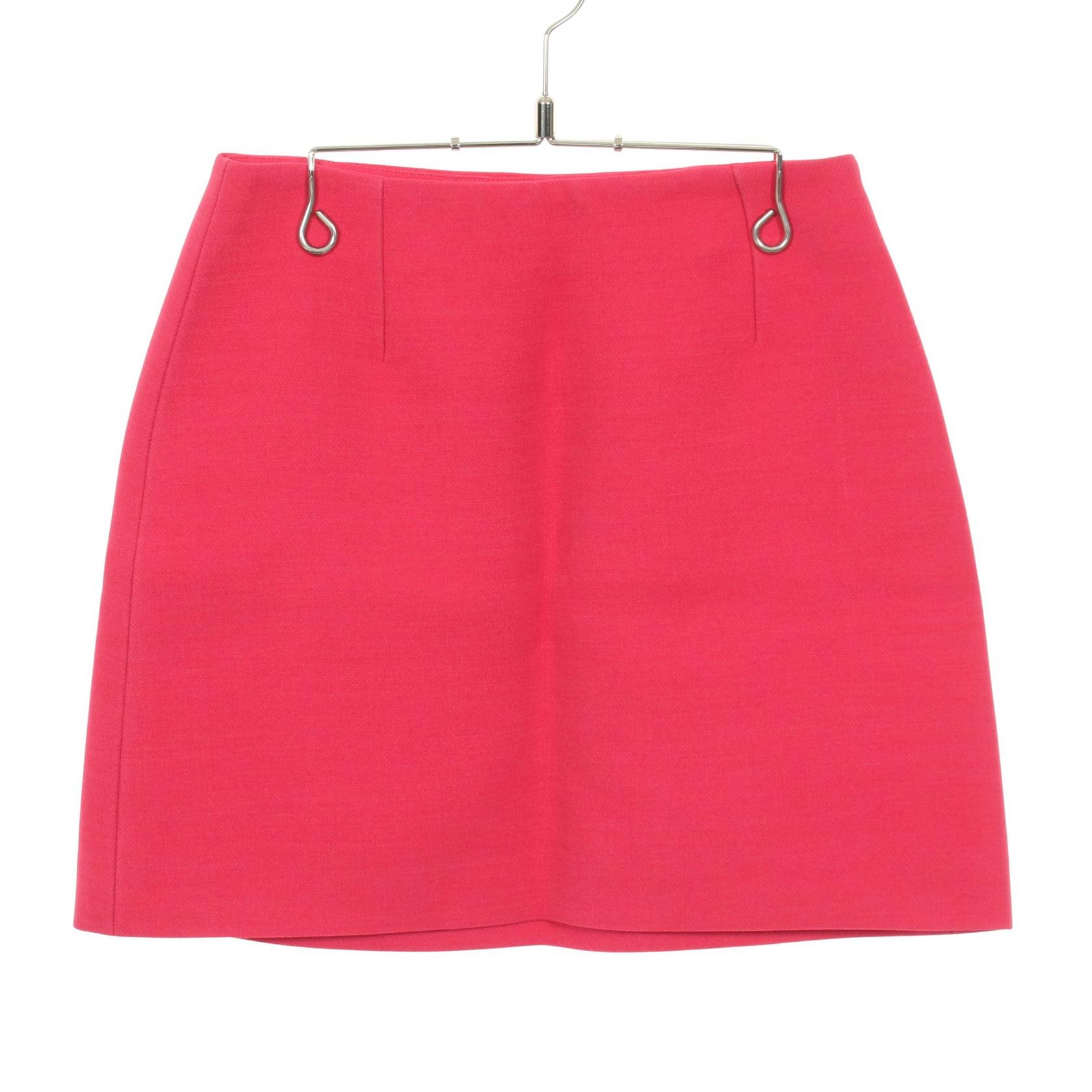 クリスチャンディオール Christian Dior スカート 衣料品 ボトムス ウール シルク ピンク系 221J36A1162 【中古】