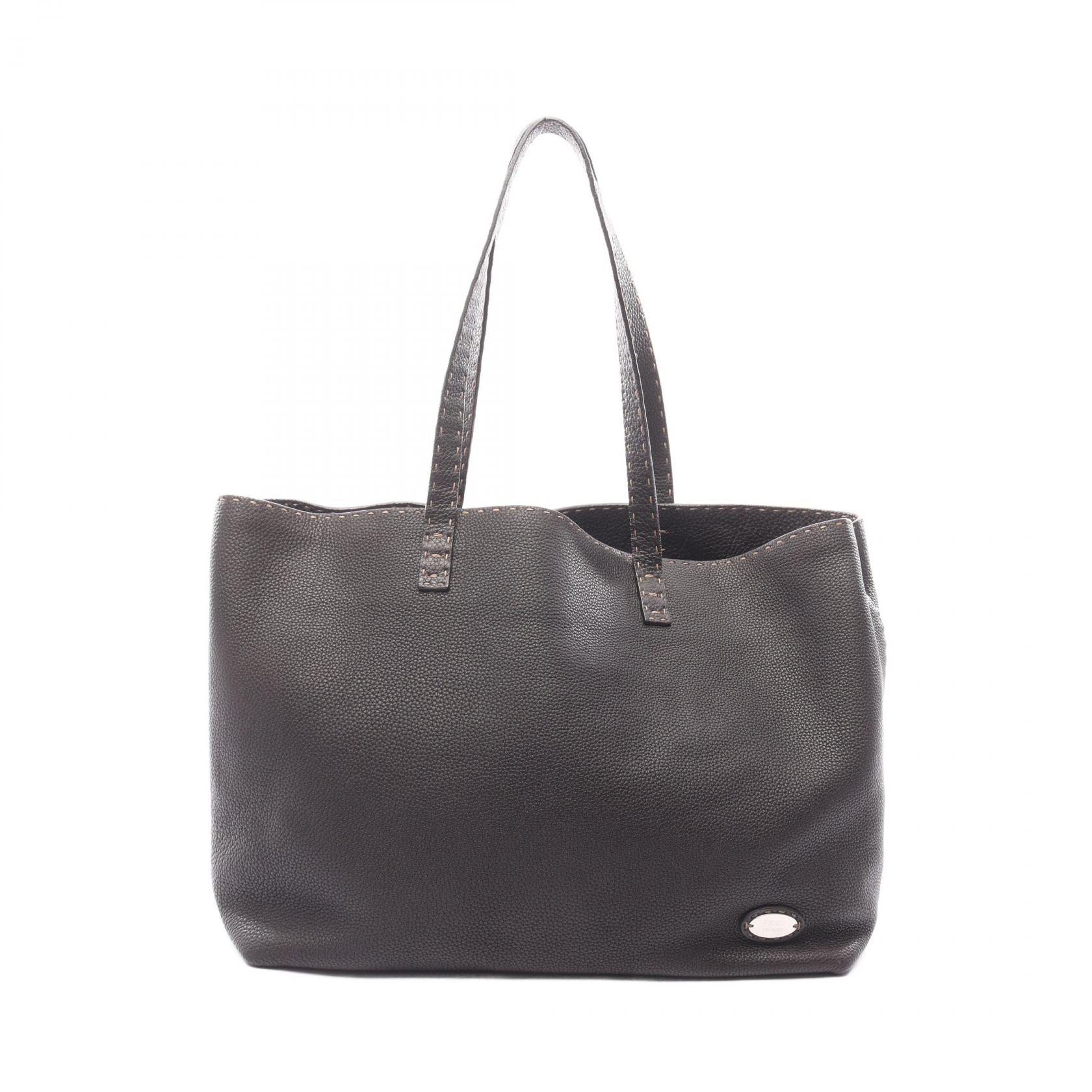 【15%OFFクーポン 7/19 20時～7/26 9:59】フェンディ FENDI セレリア トートバッグ バッグ レザー ブラウン系 7VA282 【中古】｜RECLO（リクロ）店