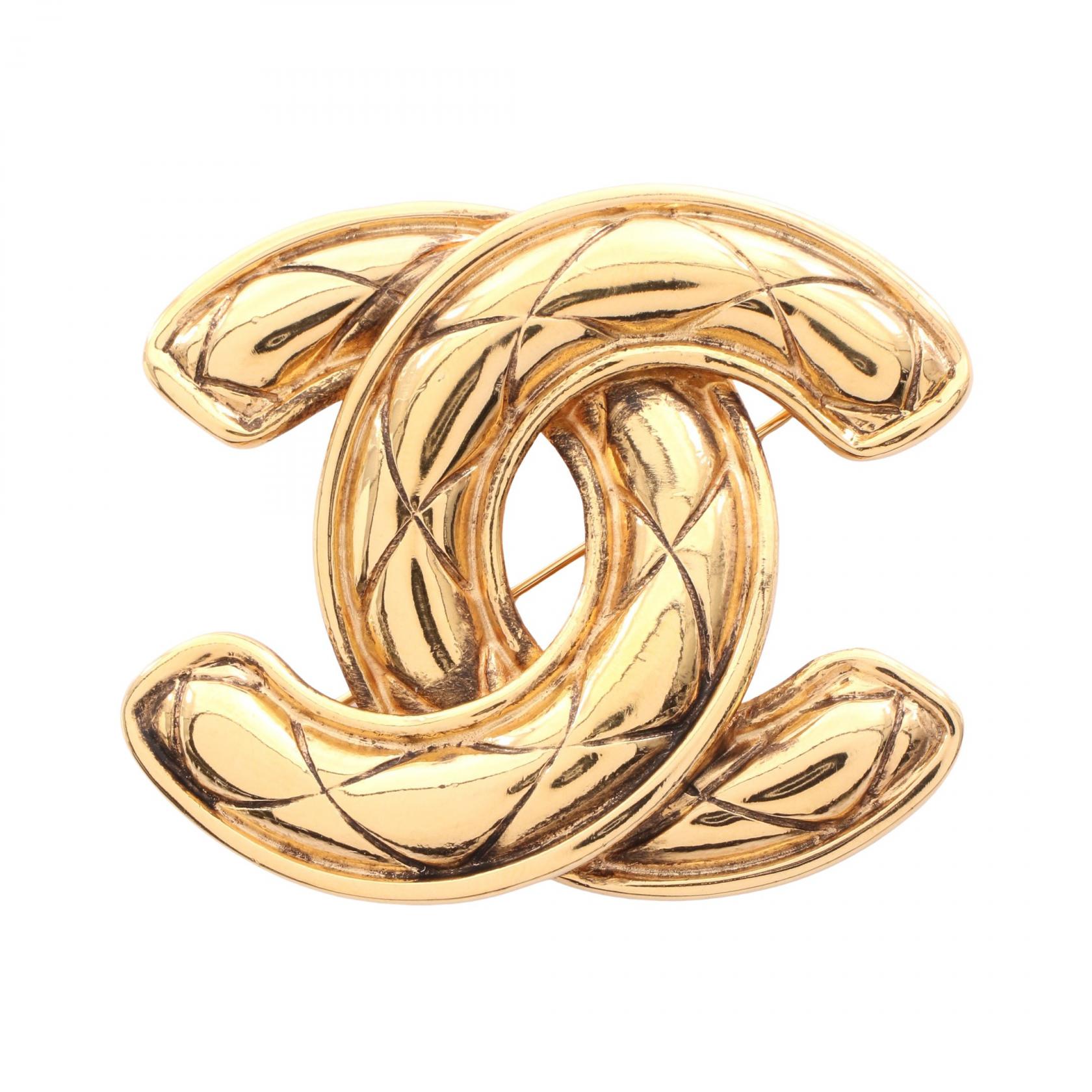 シャネル CHANEL ココマーク ブローチ アクセサリー GP（ゴールドメッキ） ゴールド系 【中古】