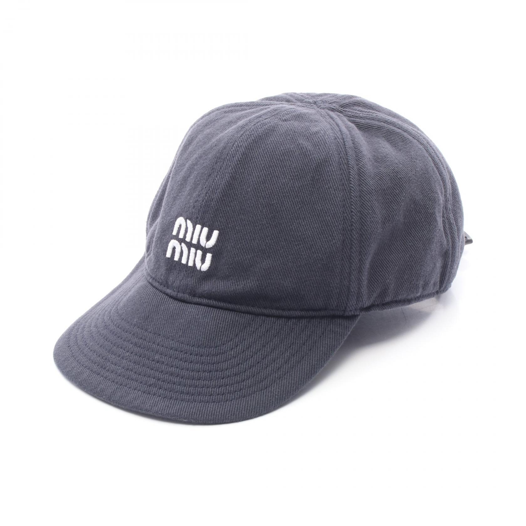 楽天市場】【極美品】ミュウミュウ miumiu 2023 キャップ 帽子 ロゴ