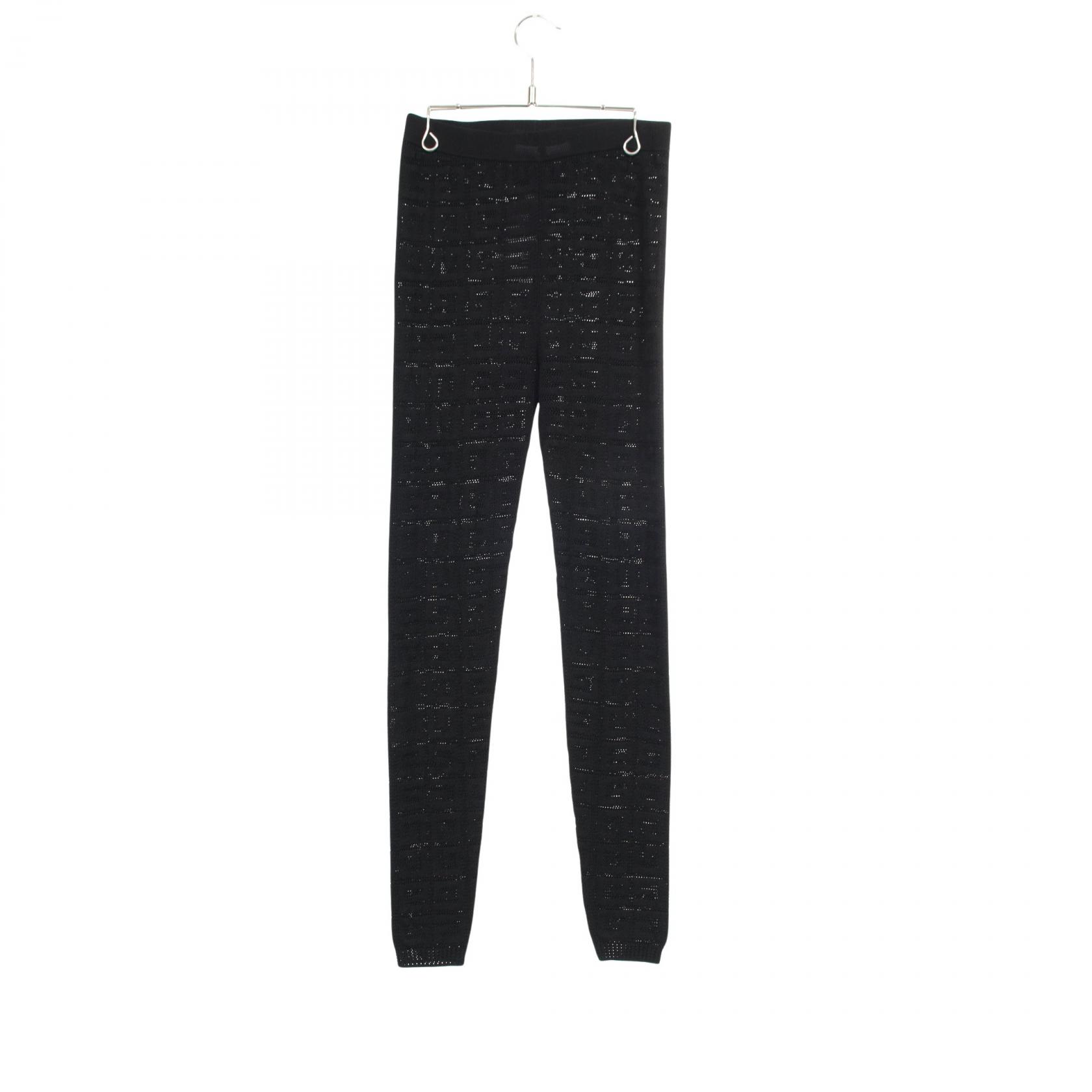 ジバンシィ GIVENCHY 4Gジャガード レギンス パンツ 衣料品 ボトムス レーヨン ブラック系 BW50S44ZAQ 【中古】
