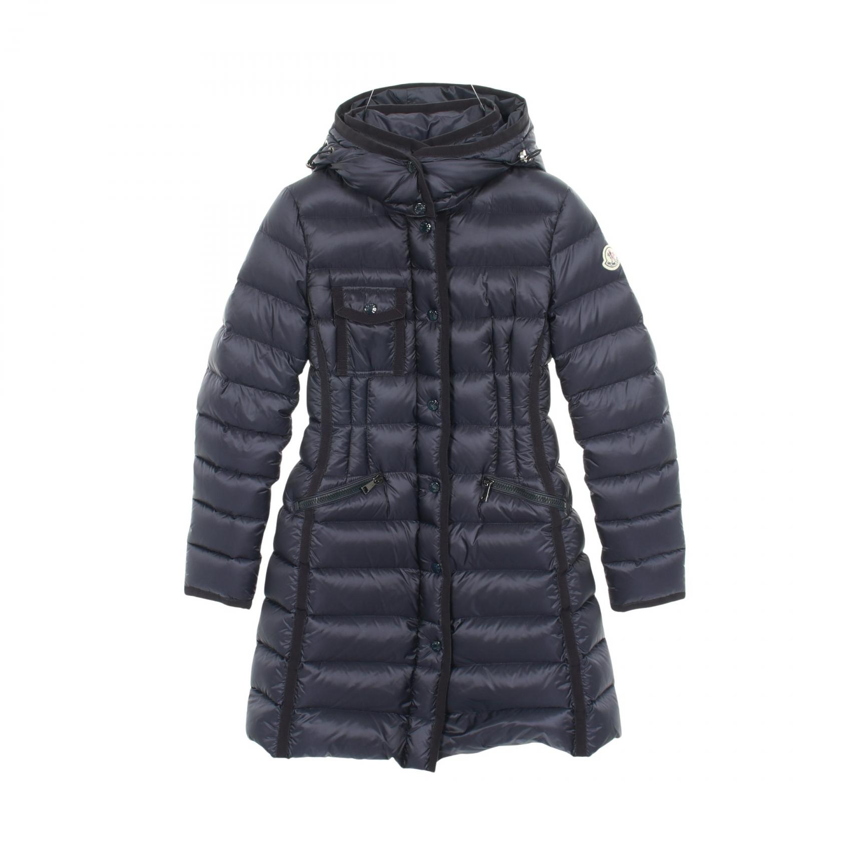 モンクレール MONCLER HERMINE エルミンヌ ダウンジャケット 衣料品 アウター ナイロン ネイビー系 【中古】｜RECLO（リクロ）店