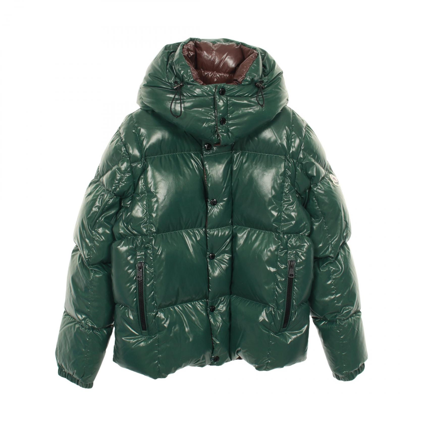 モンクレール MONCLER PARANA ダウンジャケット 衣料品 アウター ナイロン グリーン系 【中古】