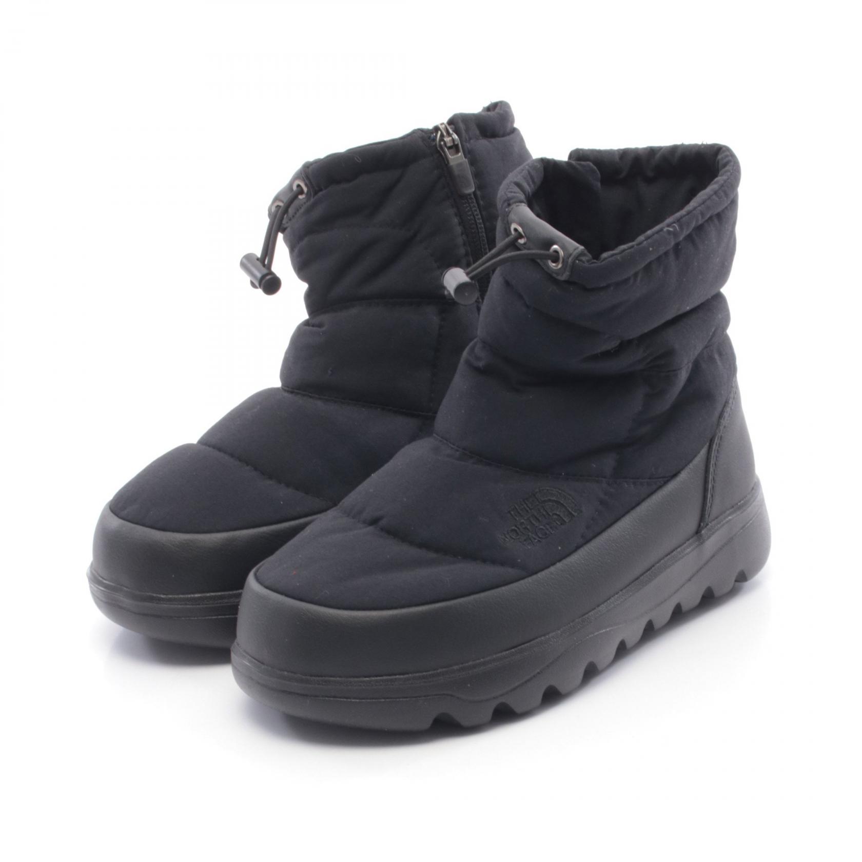 ザノースフェイス ホワイトレーベル THE NORTH FACE WHITE LABEL GOOSE DOWN SHORT BOOTS ブーツ 靴 レザー ファブリック ブラック系 NS99Q73J 【中古】 8,250円