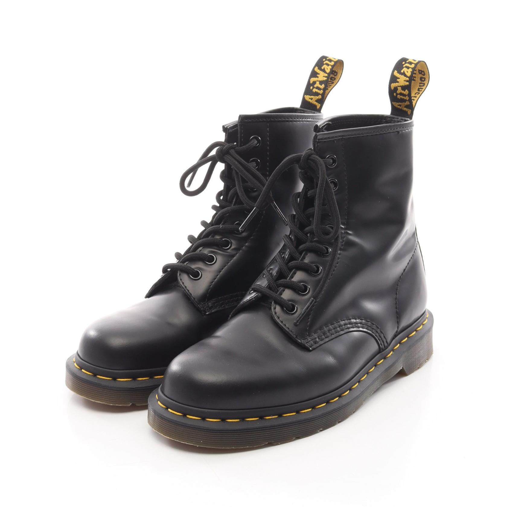 ドクターマーチン Dr.Martens 1460 8ホール ブーツ 靴 レザー ブラック系 【中古】