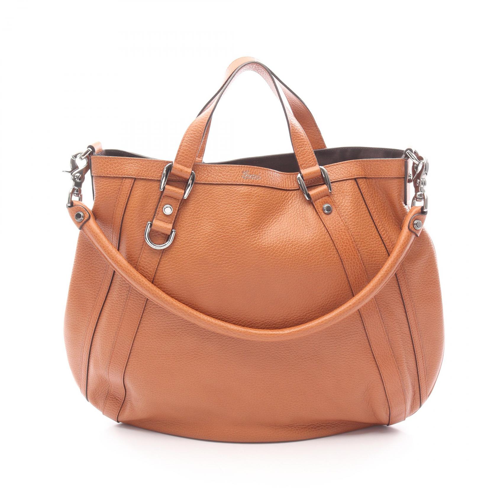 【10%OFFクーポン 7/21 10時～7/26 9:59】グッチ GUCCI アビー ハンドバッグ バッグ レザー ブラウン系 268641 【中古】｜RECLO（リクロ）店