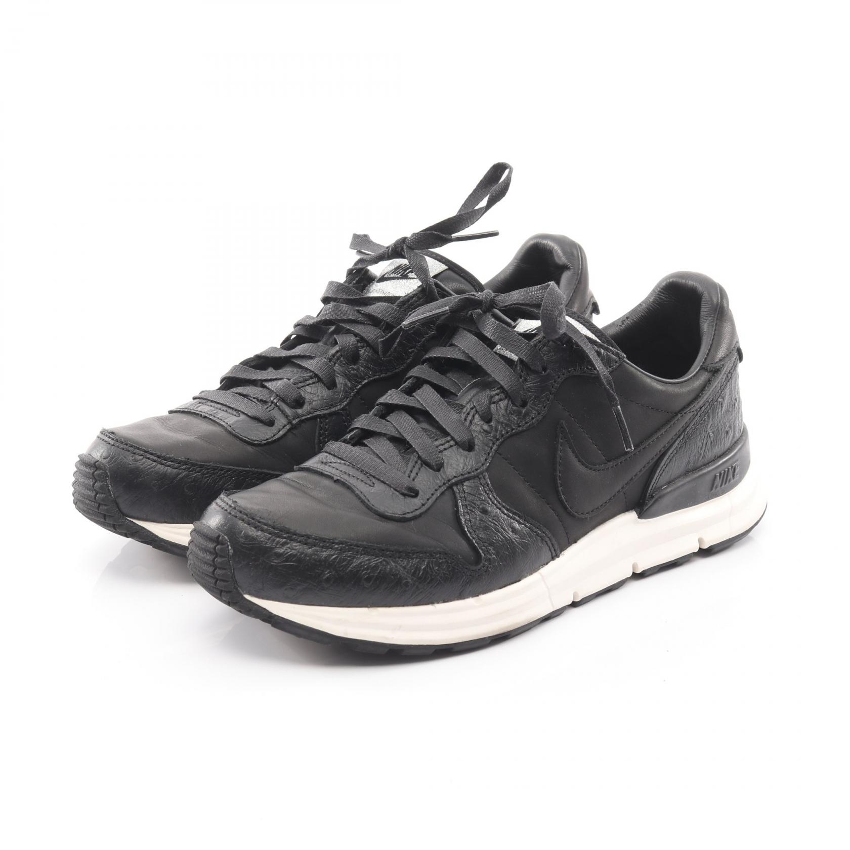 ソフネット SOPHNET. SOPHNET × NIKE LUNAR INTERNATIONALIST SP スニーカー 靴 レザー ブラック系 718764-001 【中古】