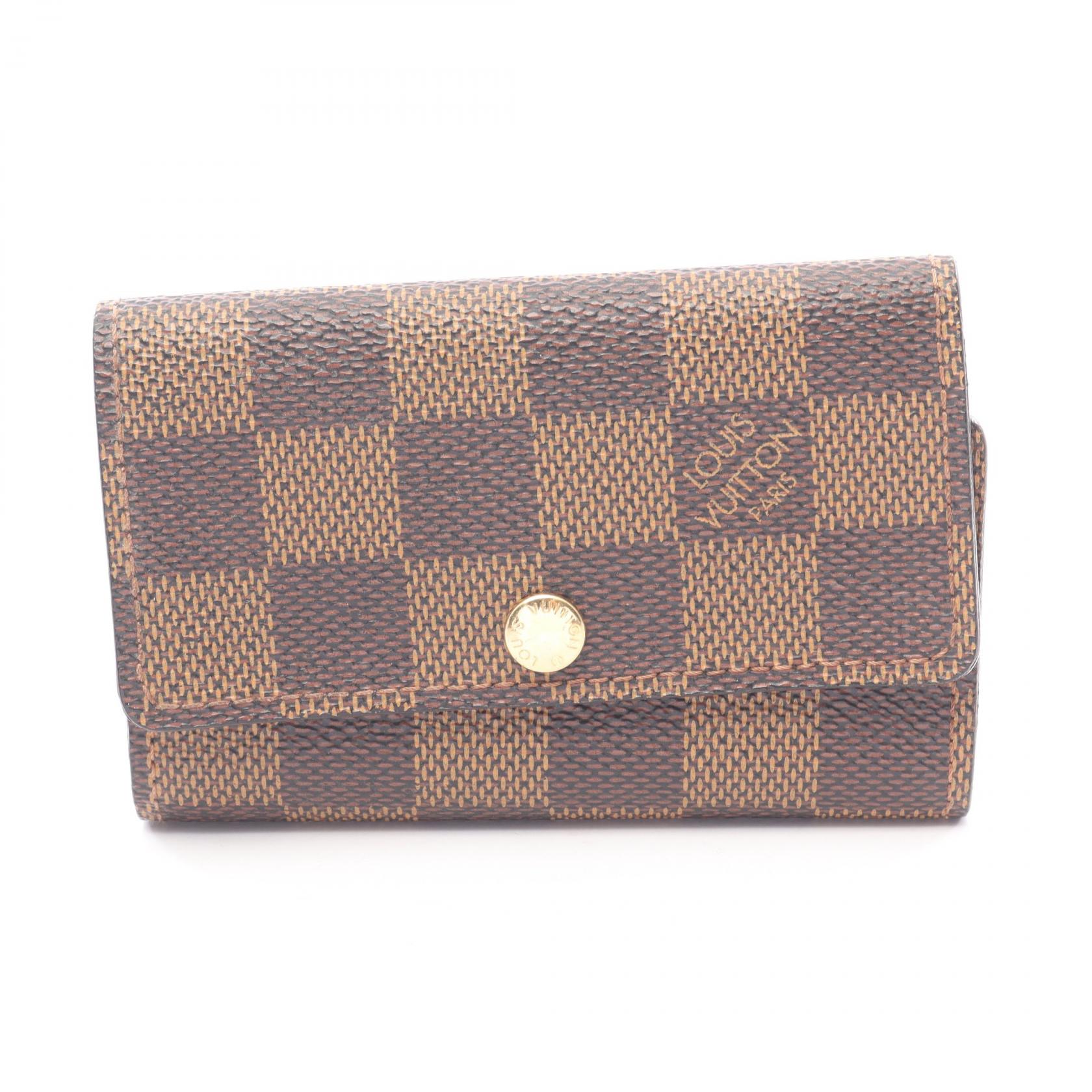 ルイ・ヴィトン LOUIS VUITTON ミュルティクレ6 キーケース アクセサリー PVCコーティングキャンバス ダミエ ブラウン系 N62630 【中古】
