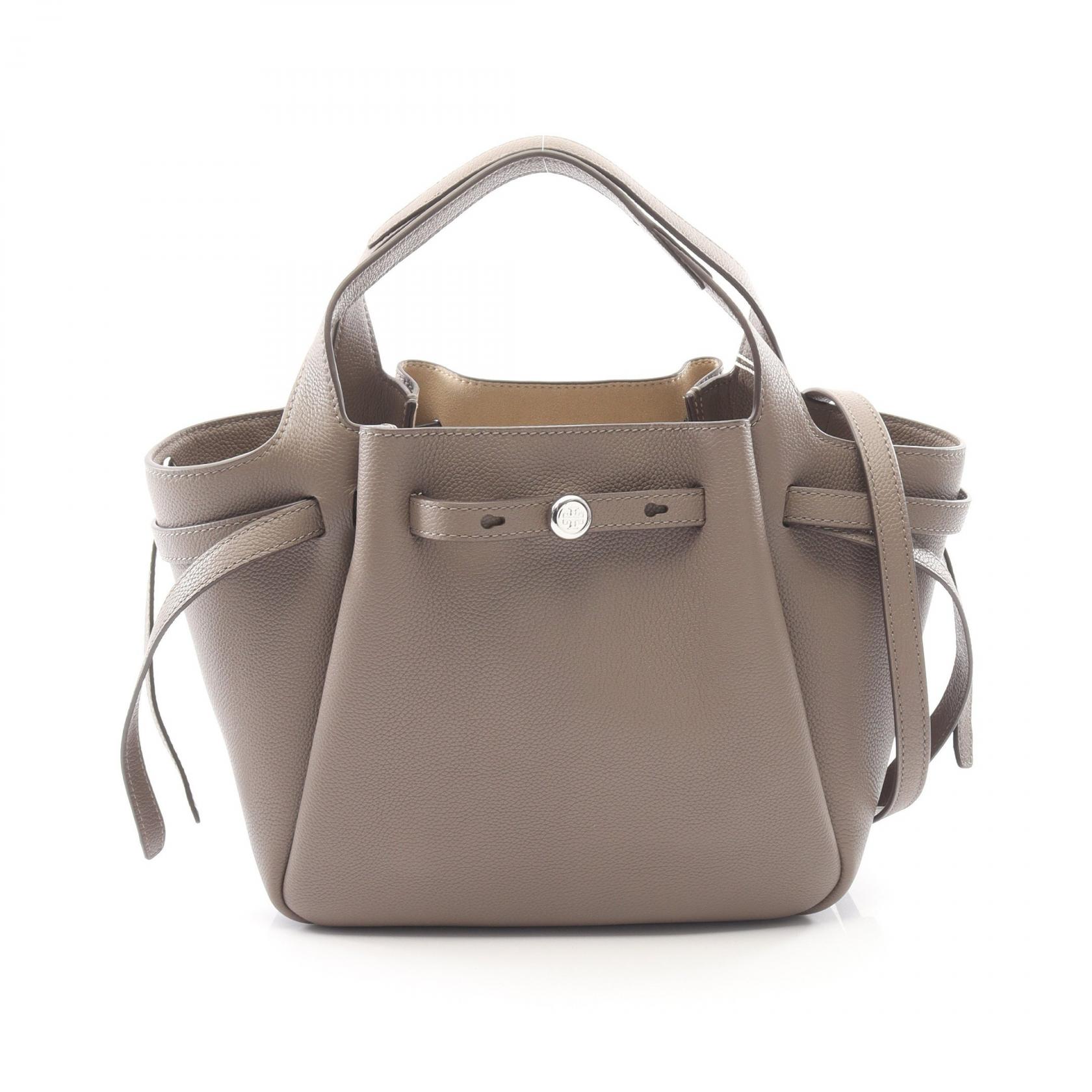 トリーバーチ Tory Burch ROMY ロミー スモール トートバッグ バッグ レザー ベージュ系 164866253 【新品】