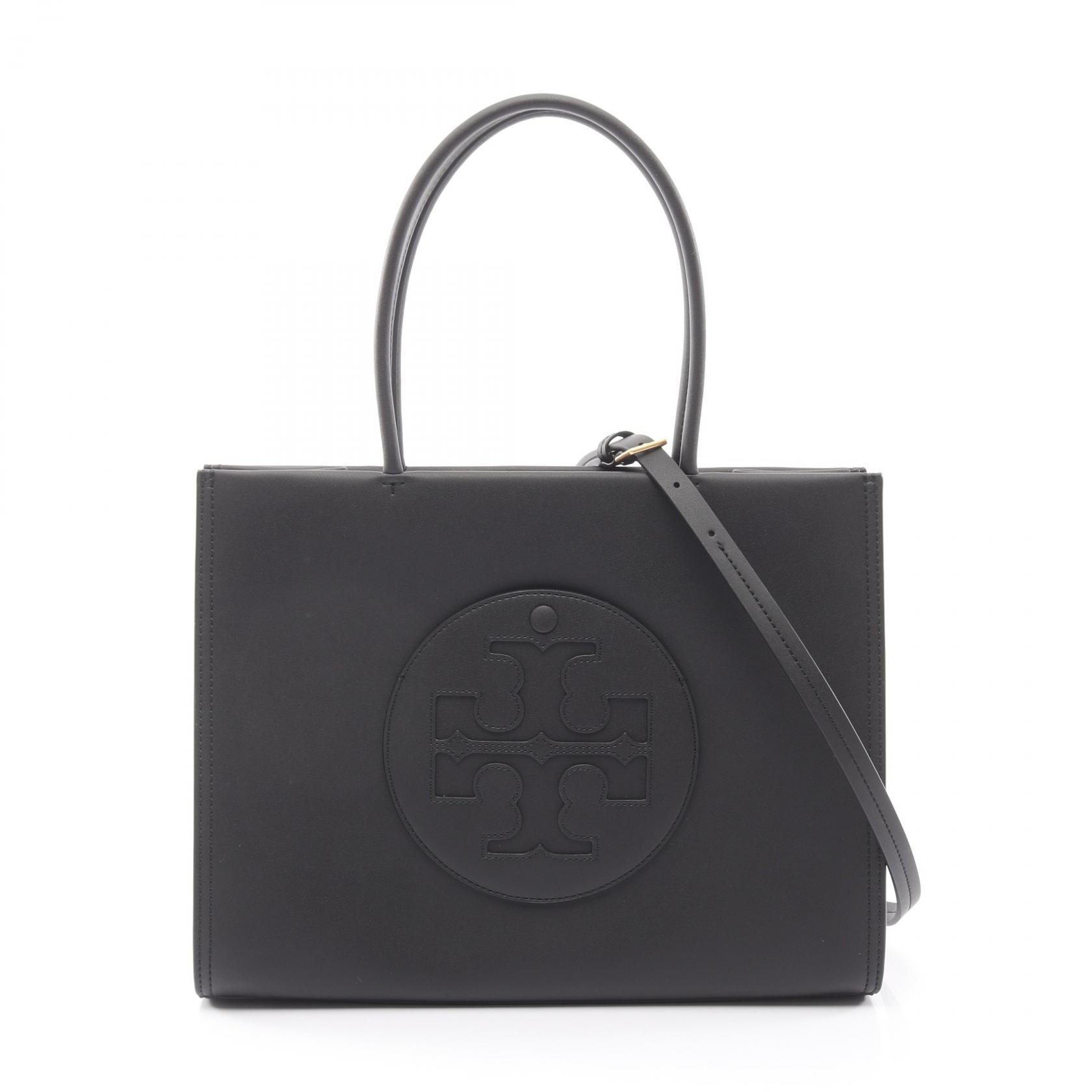 トリーバーチ Tory Burch ELLA エラ トートバッグ バッグ フェイクレザー ブラック系 145612001 【新品】