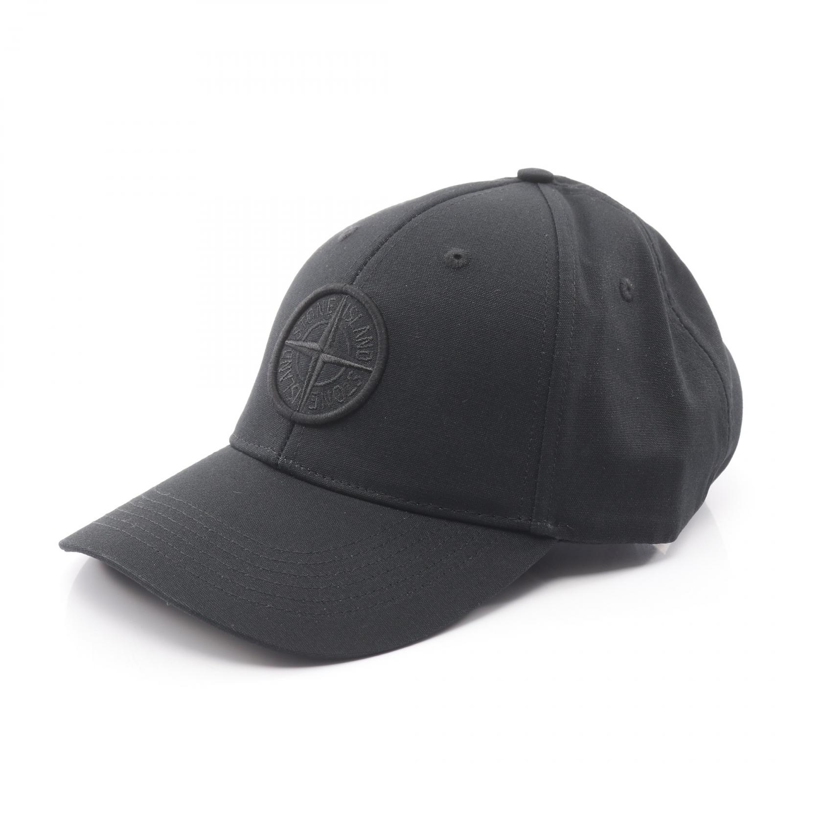 ストーンアイランド STONE ISLAND キャップ 帽子 コットン ブラック系 L1S159100013S0248V0 【新品】
